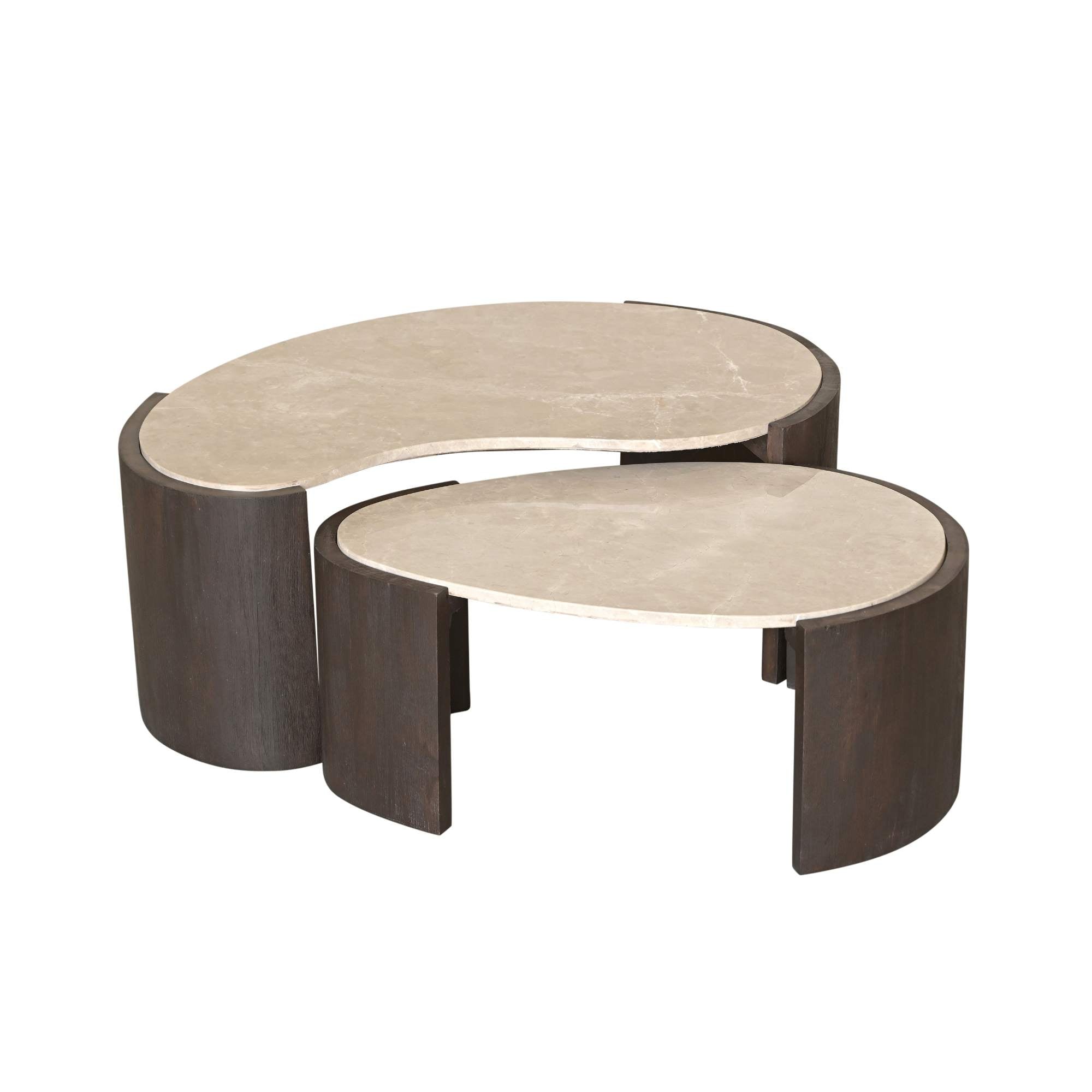 Bijzettafel Lume Marmer 71 cm