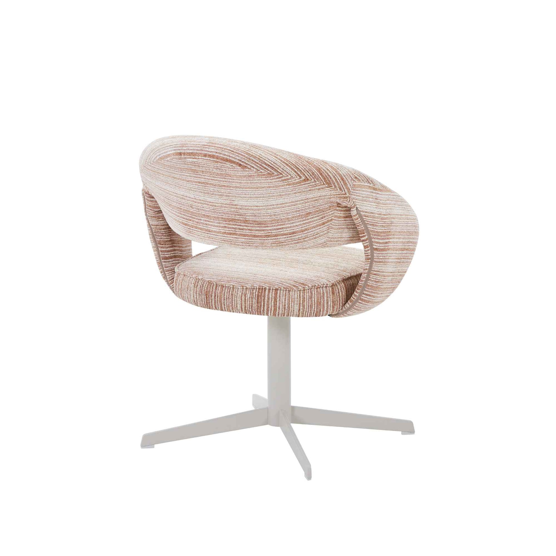 Draaibare eetkamerstoel Jade Taupe
