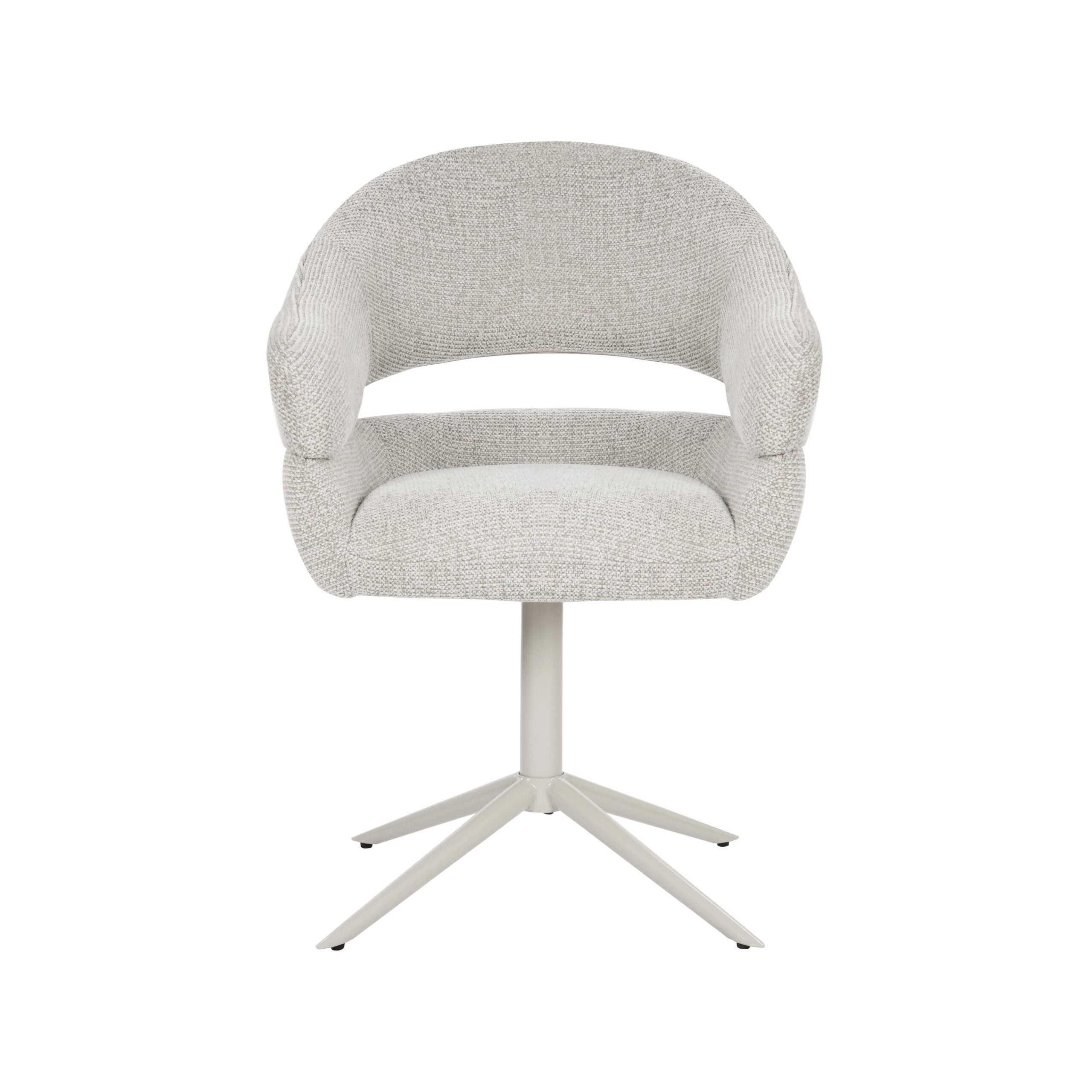Draaibare eetkamerstoel Lily Beige - foto 2