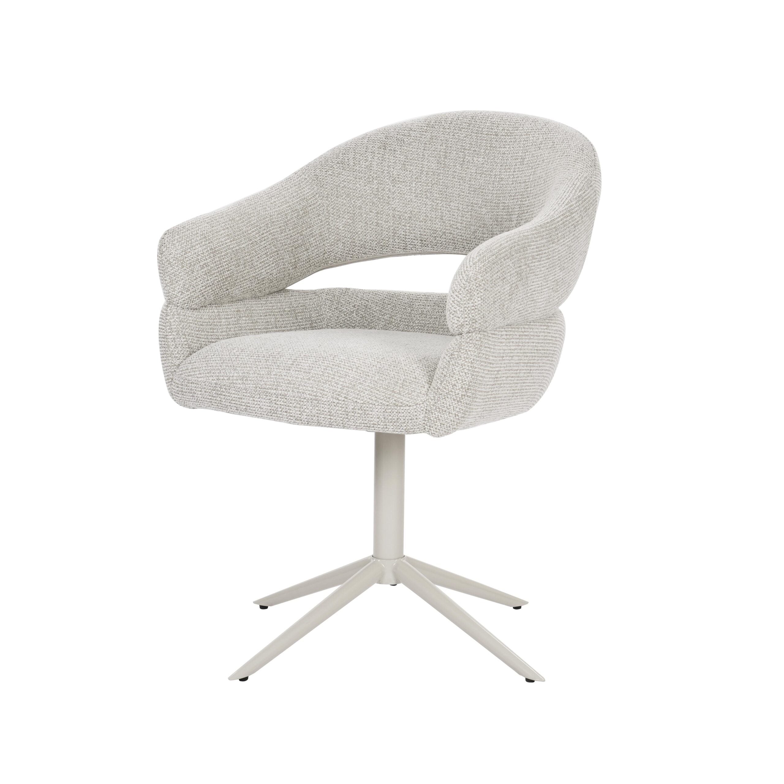 Draaibare eetkamerstoel Lily Beige - foto 3