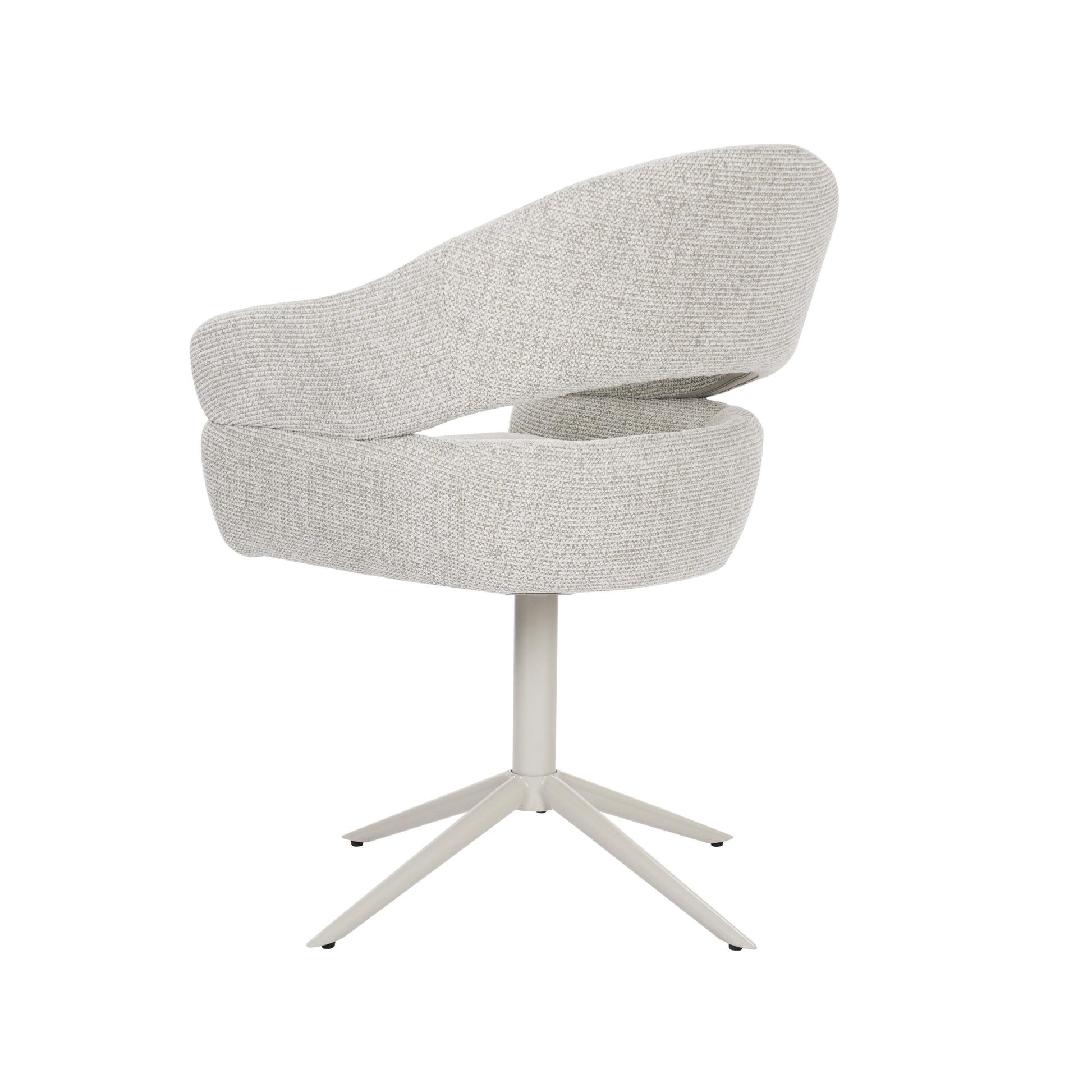 Draaibare eetkamerstoel Lily Beige - foto 5