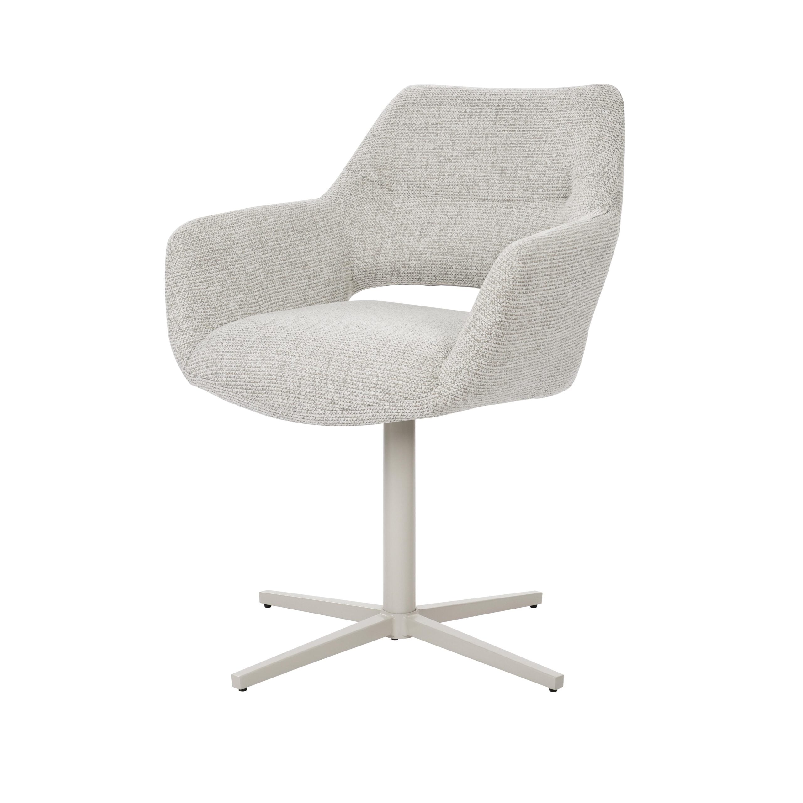 Draaibare eetkamerstoel Lux Beige - foto 3