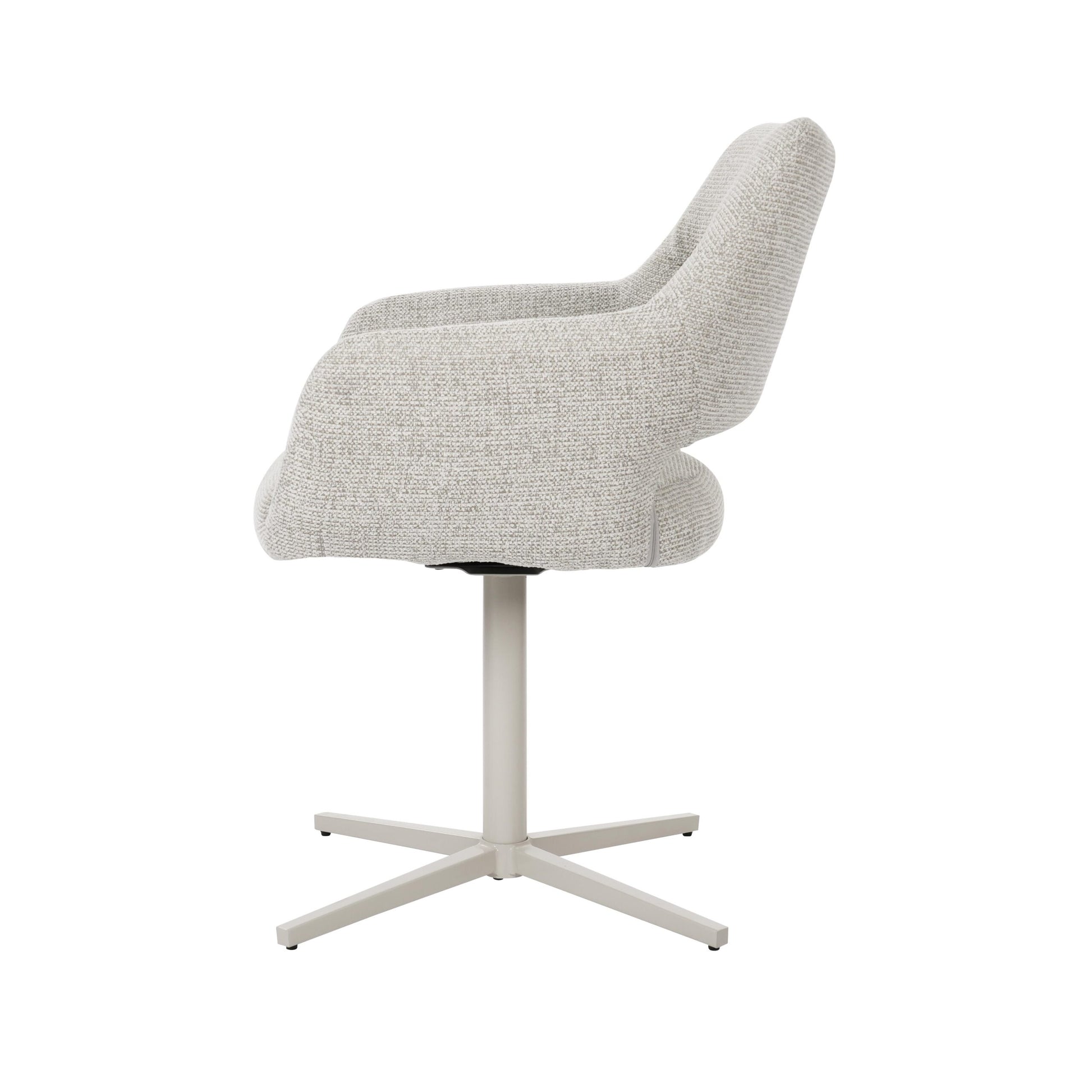 Draaibare eetkamerstoel Lux Beige - foto 4
