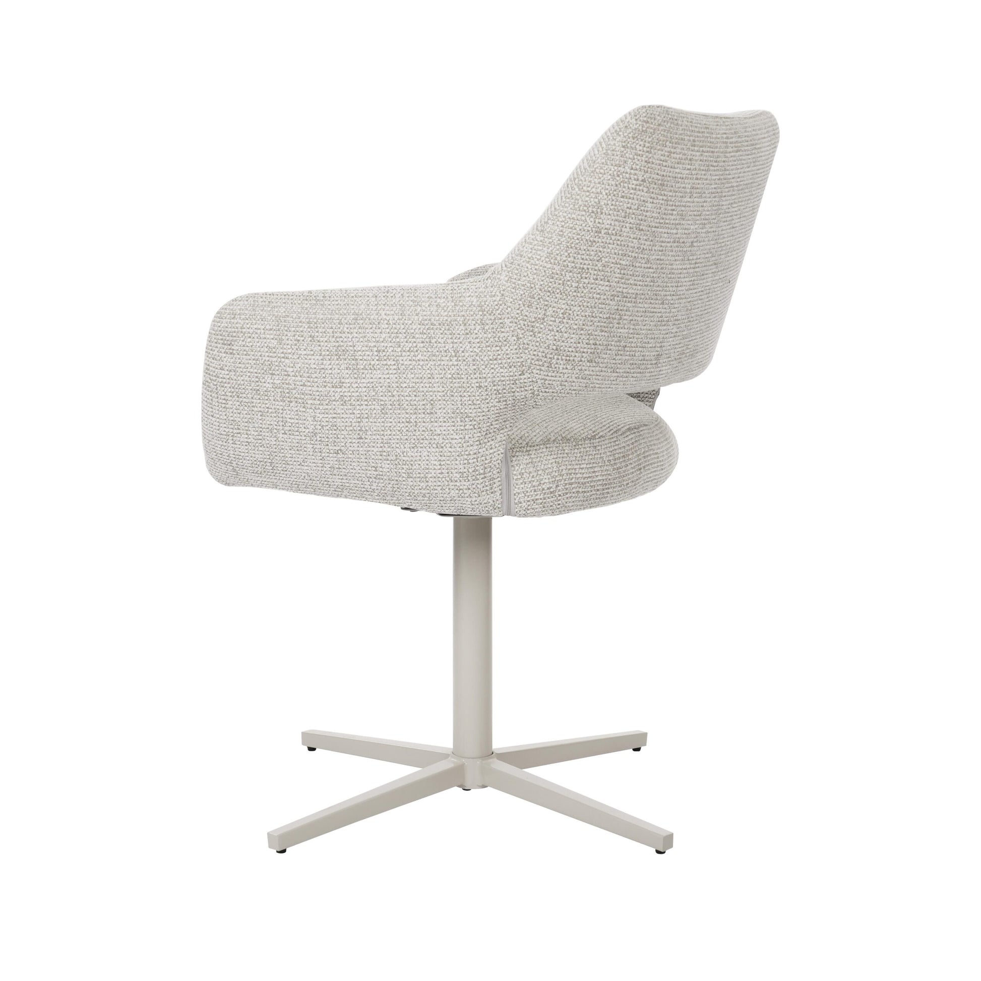 Draaibare eetkamerstoel Lux Beige - foto 5