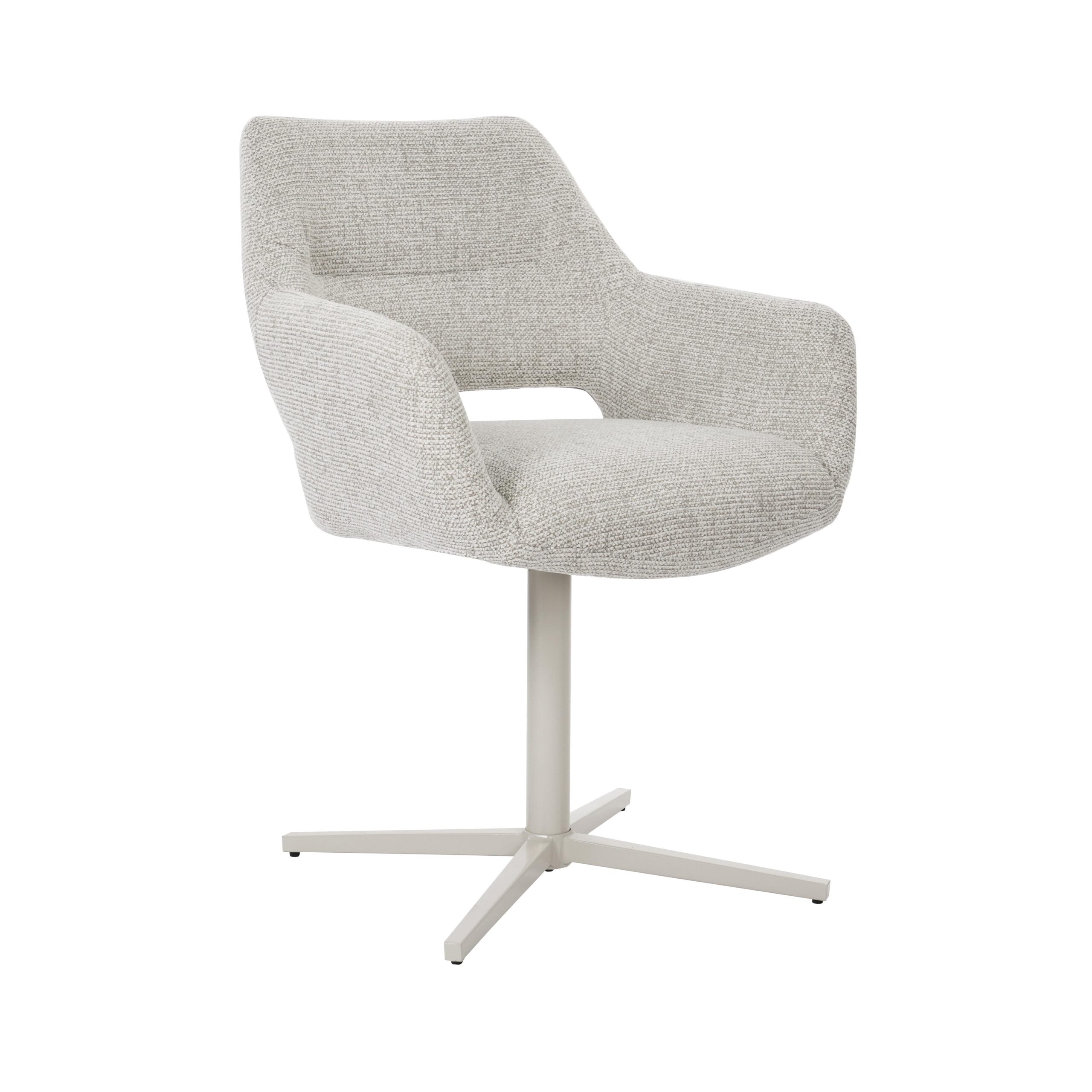 Draaibare eetkamerstoel Lux Beige - foto 8