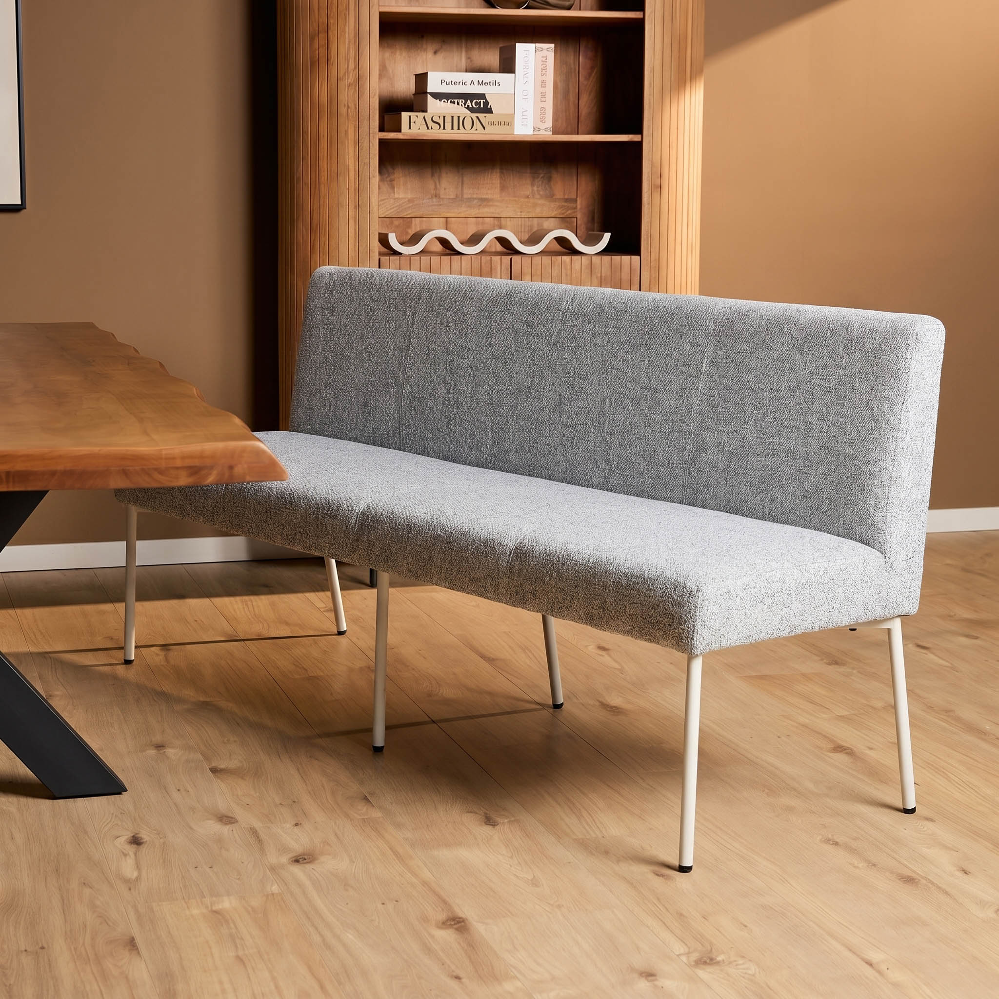 Eetkamerbank Riff Beige 200 cm