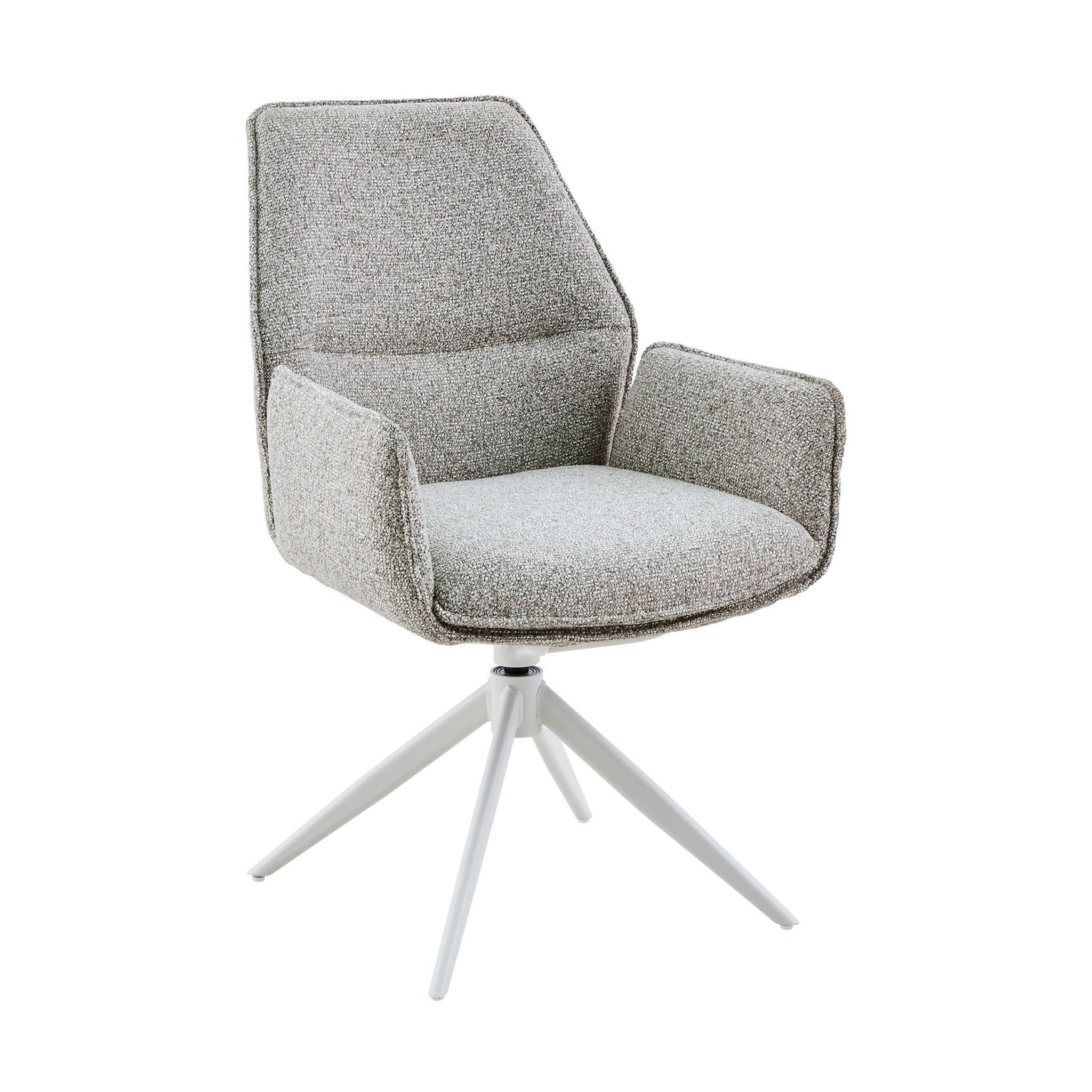 Eetkamerstoel Hera met armleuning Beige