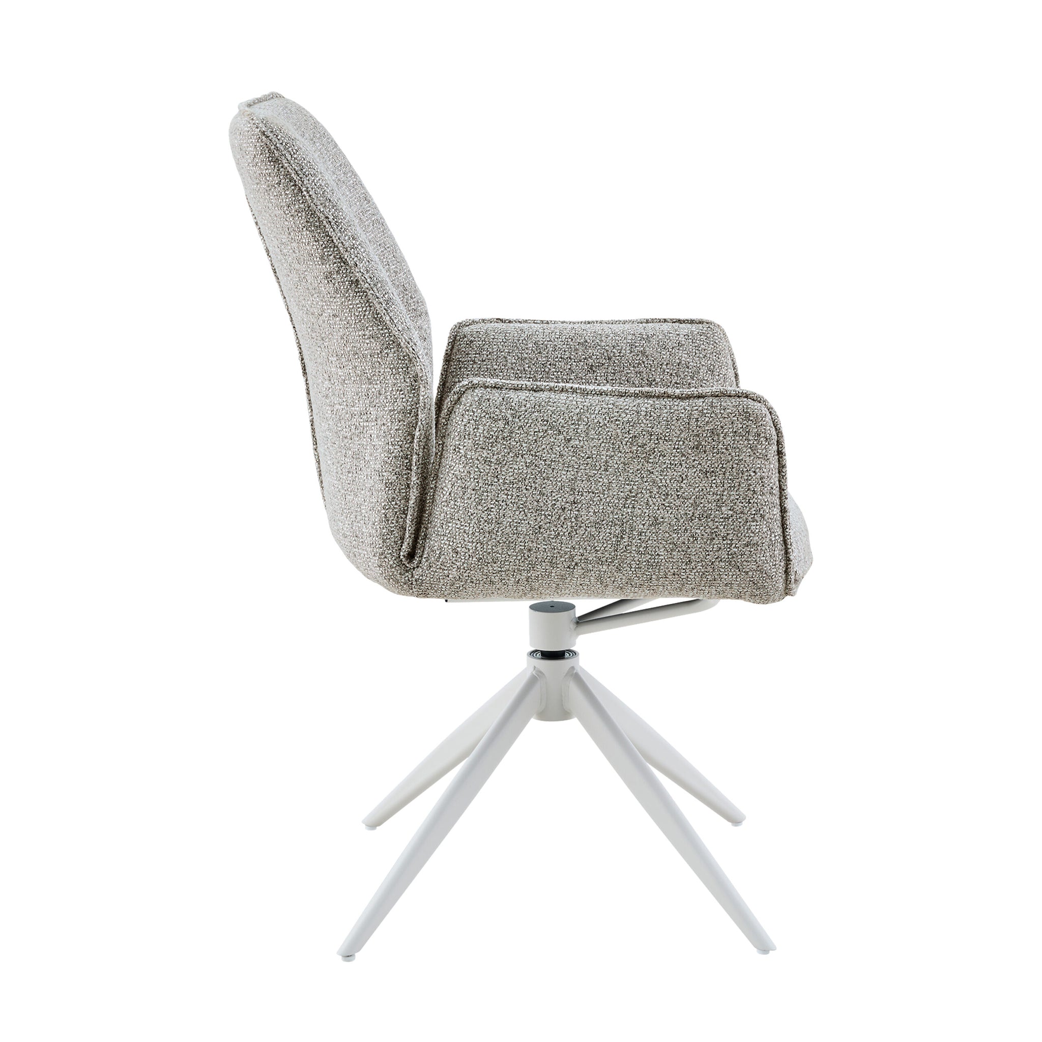 Eetkamerstoel Hera met armleuning Beige