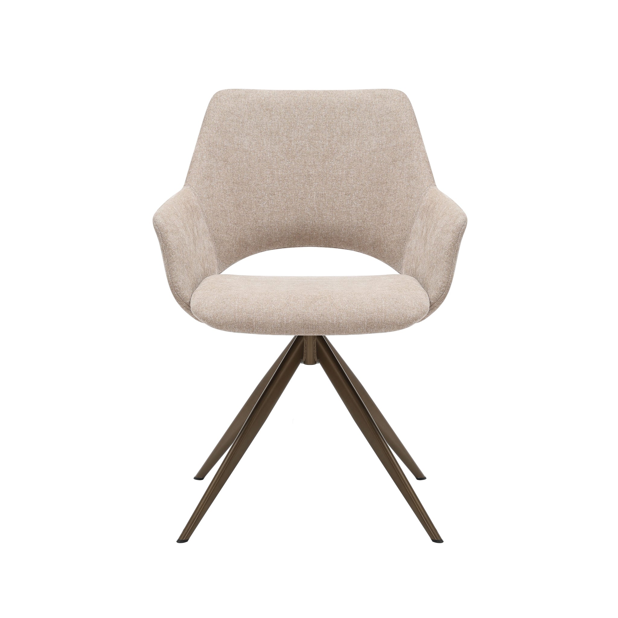 Draaibare eetkamerstoel Daisy Beige