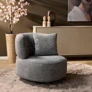 Draaibare fauteuil Fien Grey