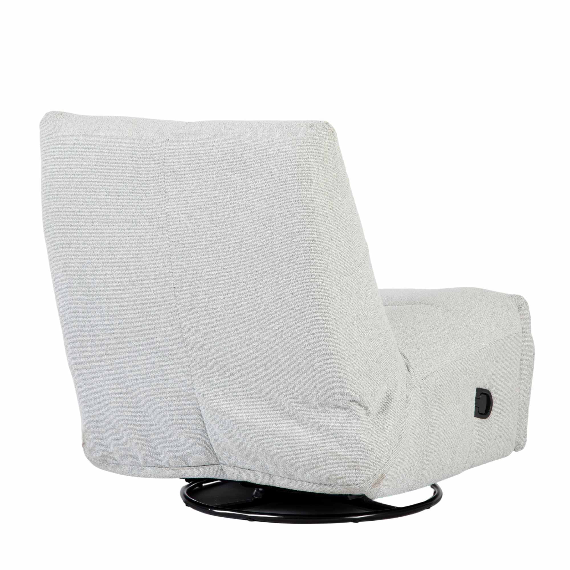 Relaxfauteuil Lazy | Draaibaar |  Light Grey