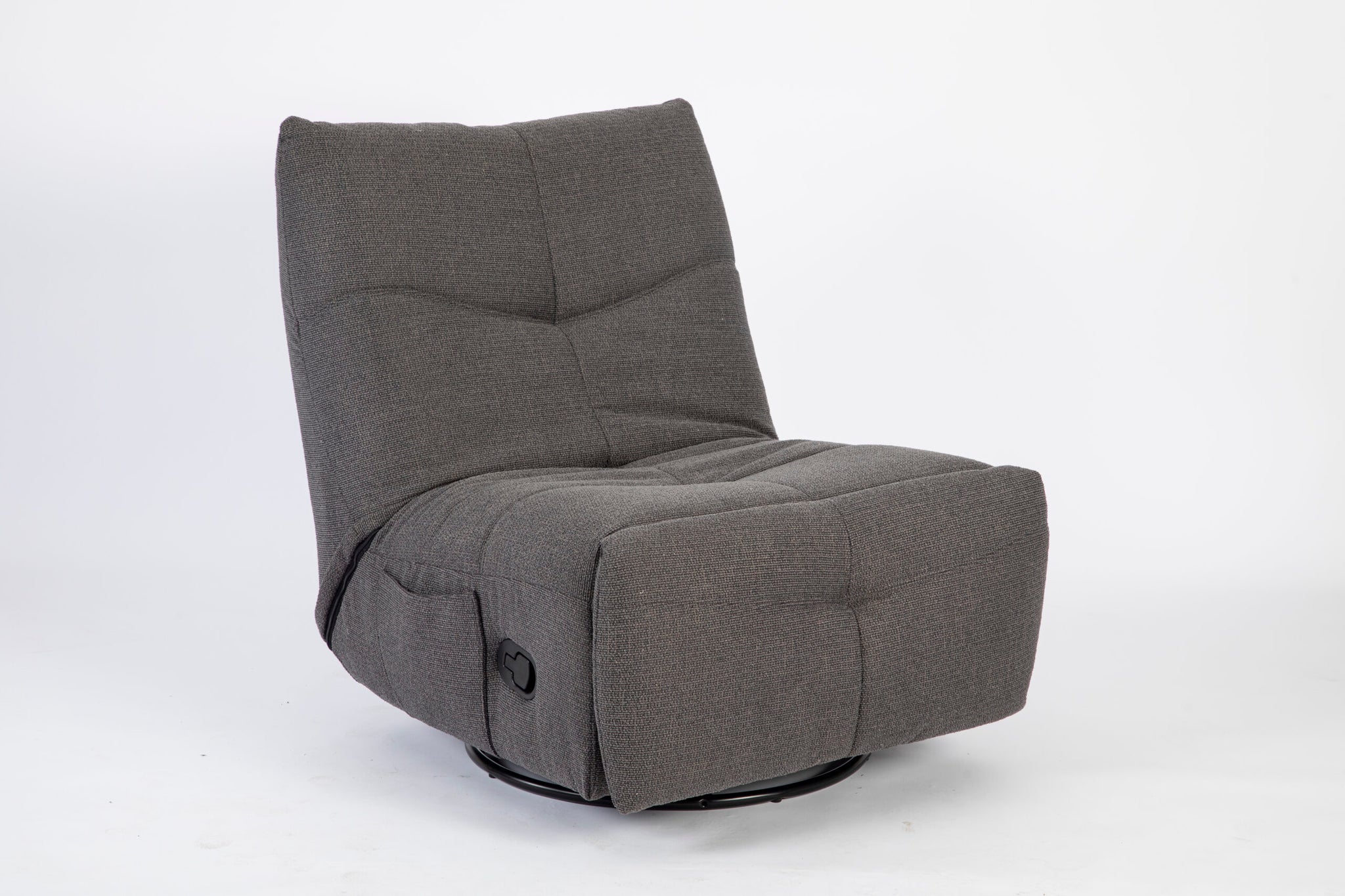 Relaxfauteuil Lazy | Draaibaar | Dark Grey
