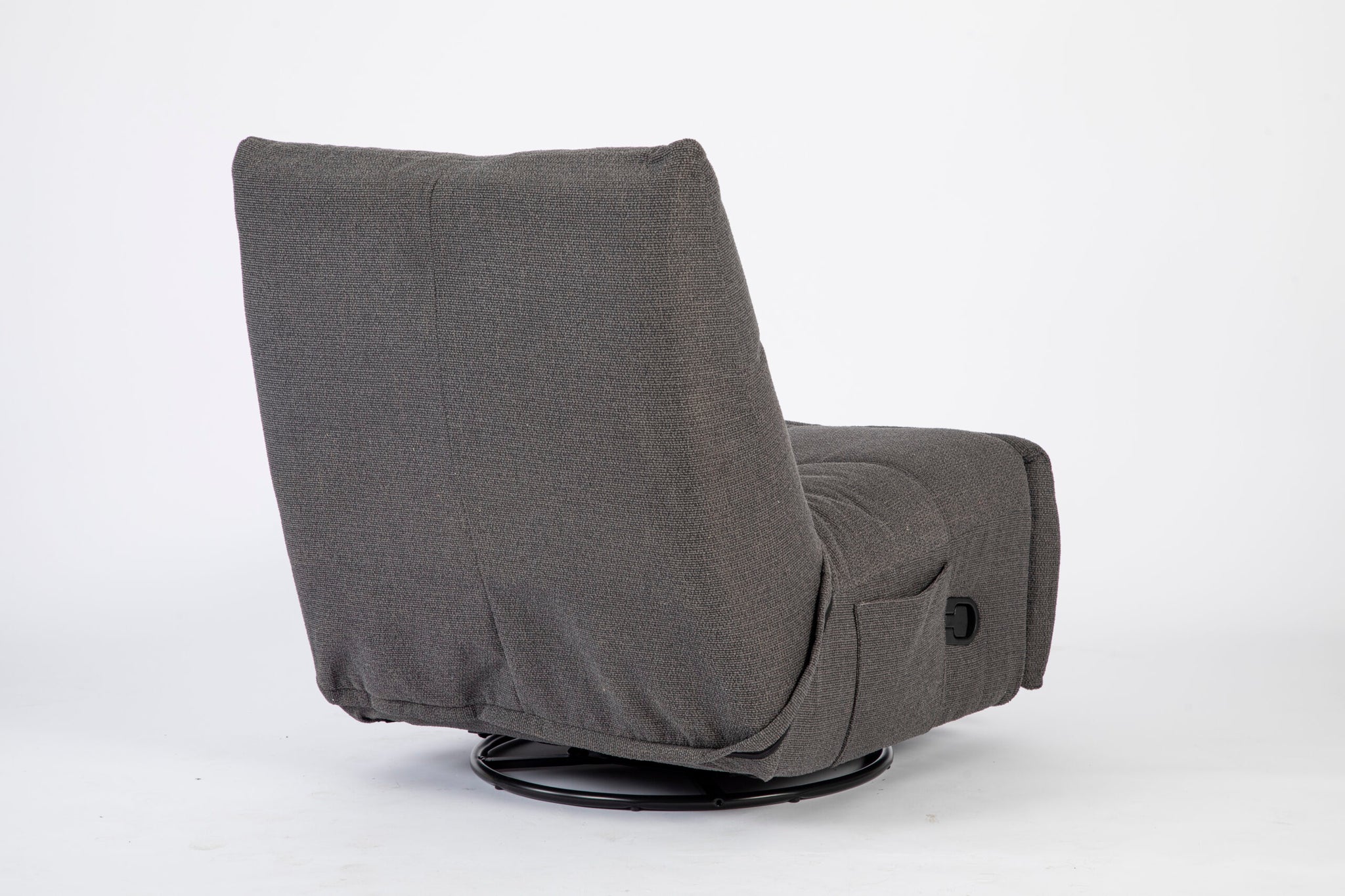 Relaxfauteuil Lazy | Draaibaar | Dark Grey