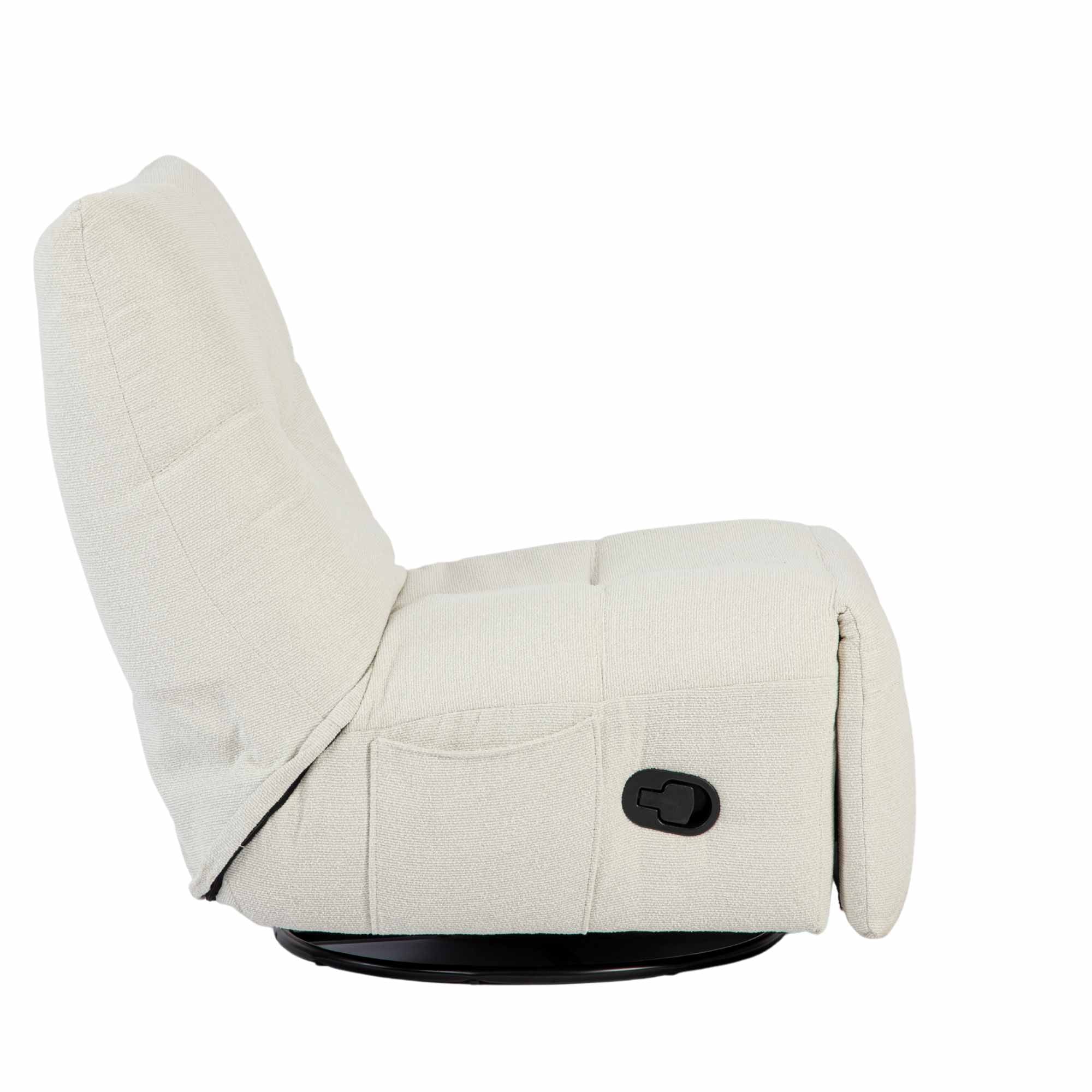 Relaxfauteuil Lazy | Draaibaar | Naturel