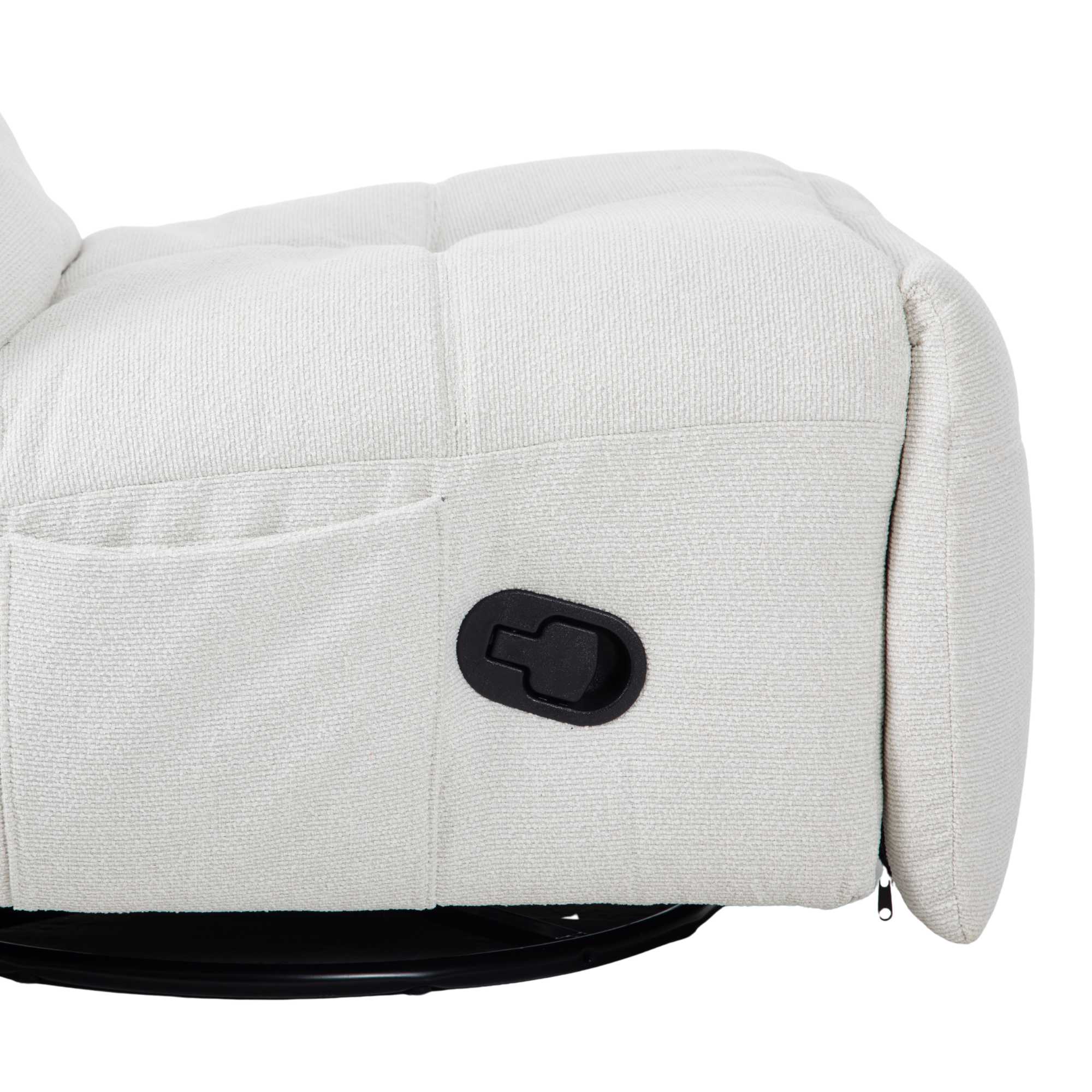 Relaxfauteuil Lazy | Draaibaar | Naturel