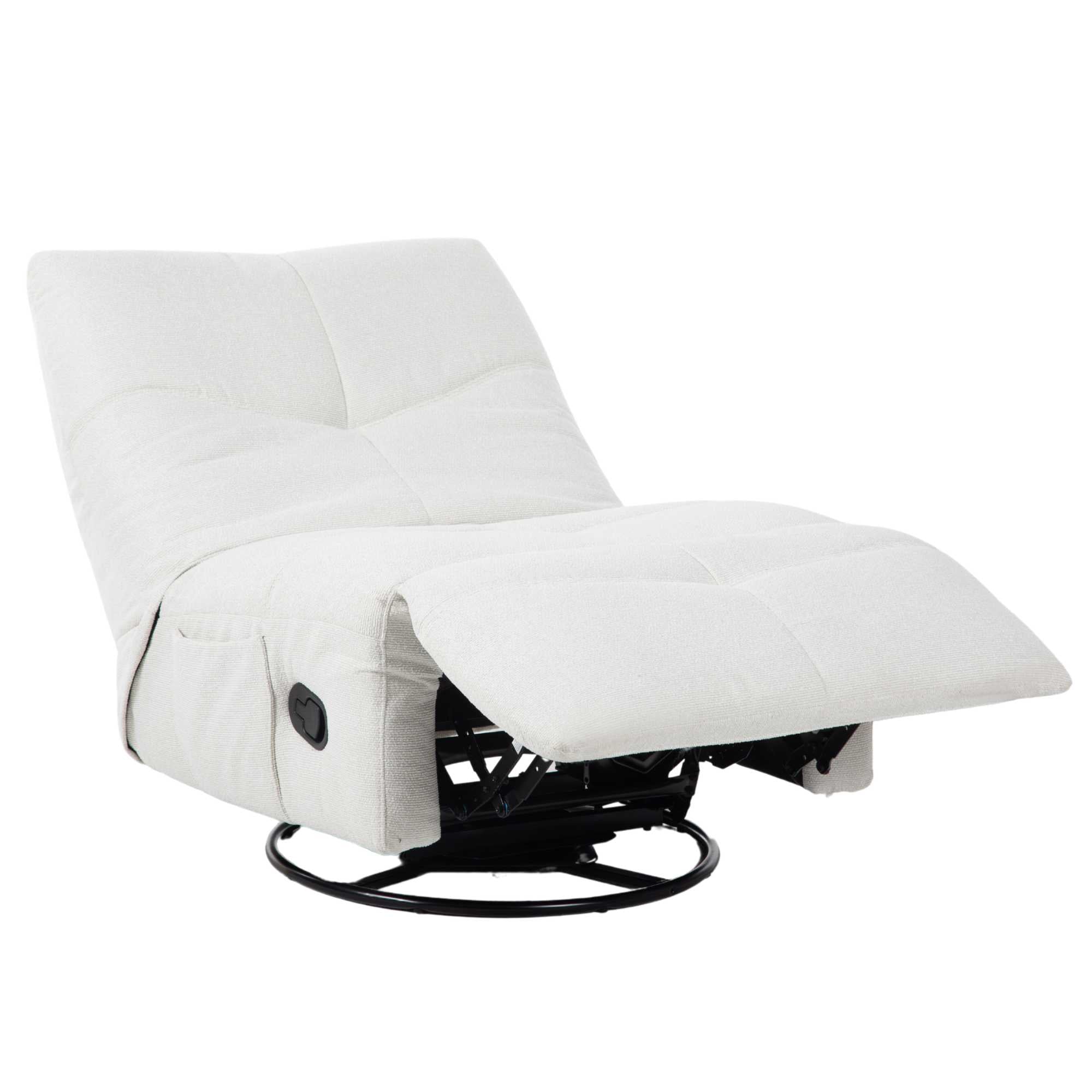 Relaxfauteuil Lazy | Draaibaar | Naturel