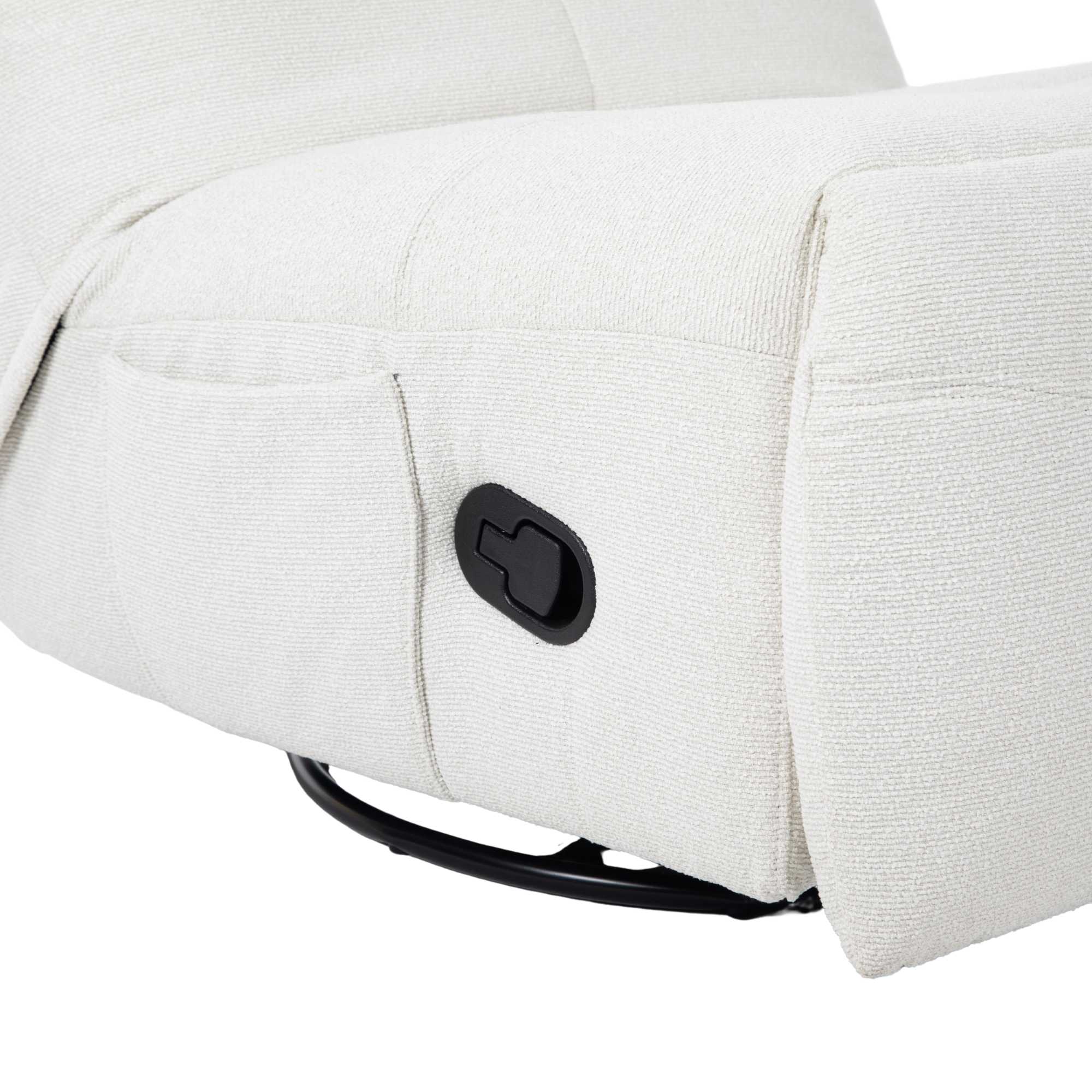 Relaxfauteuil Lazy | Draaibaar | Naturel