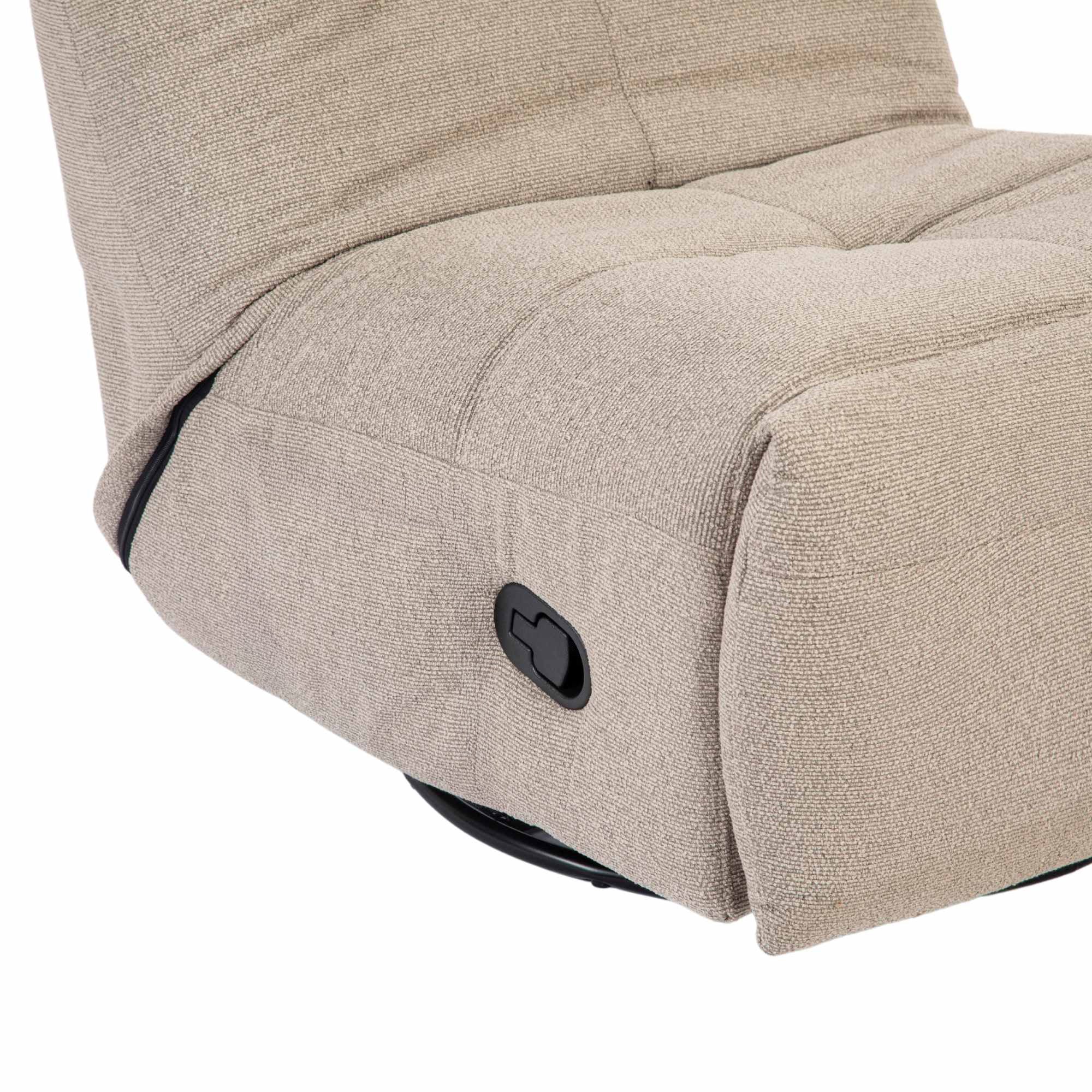 Relaxfauteuil Lazy  I Draaibaar | Taupe