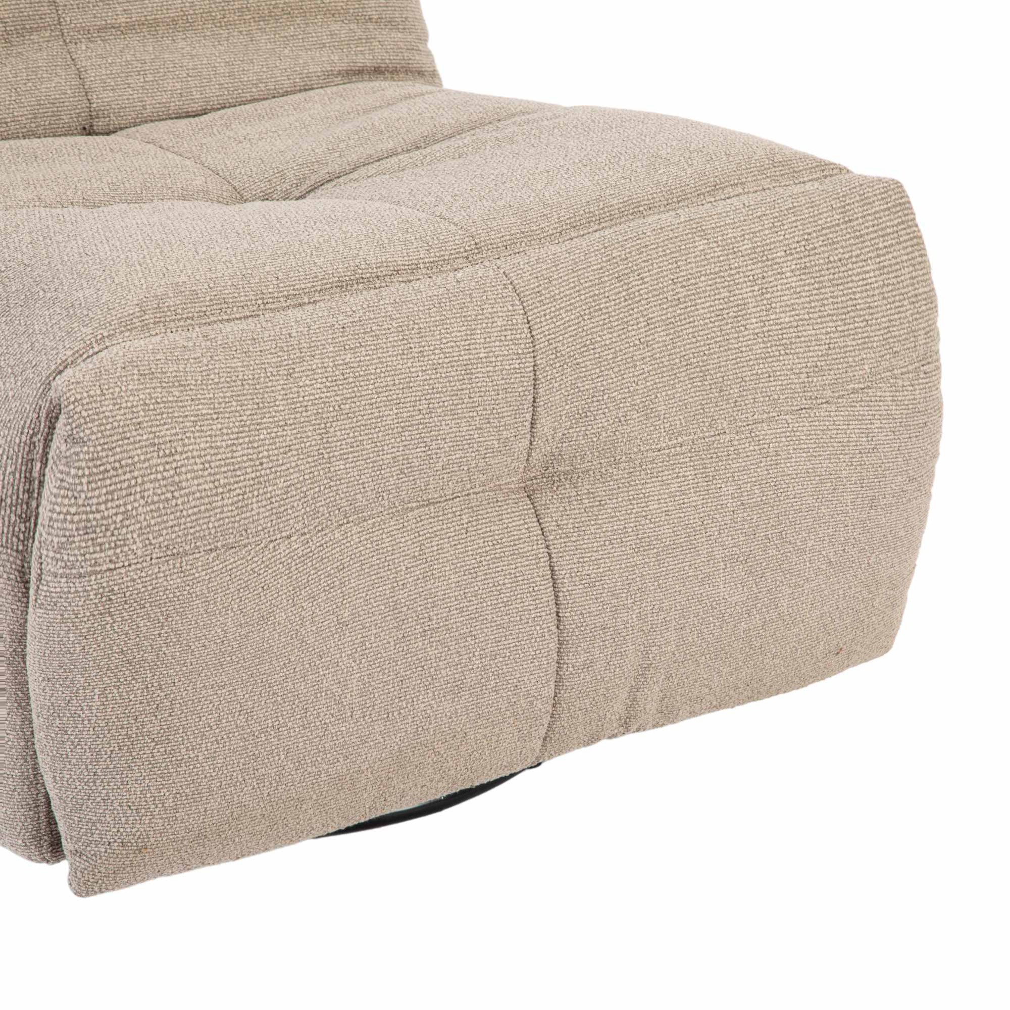 Relaxfauteuil Lazy  I Draaibaar | Taupe