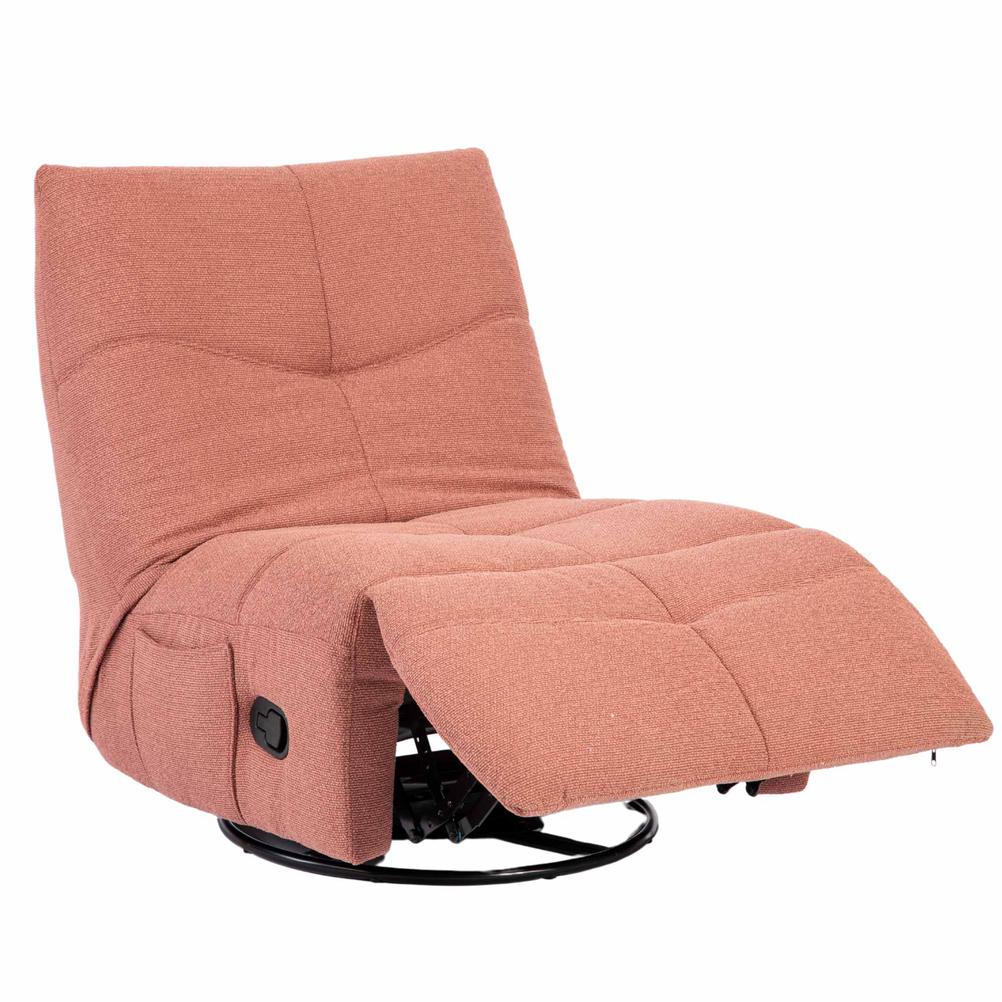 Relaxfauteuil Lazy | Draaibaar |  Pink