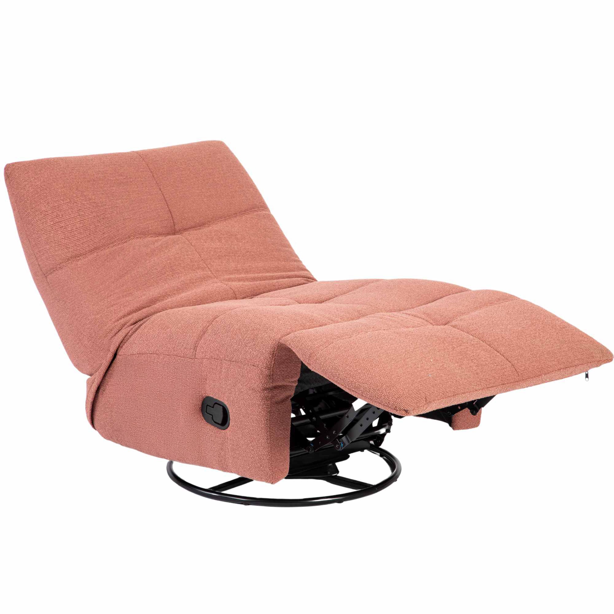 Relaxfauteuil Lazy | Draaibaar |  Pink