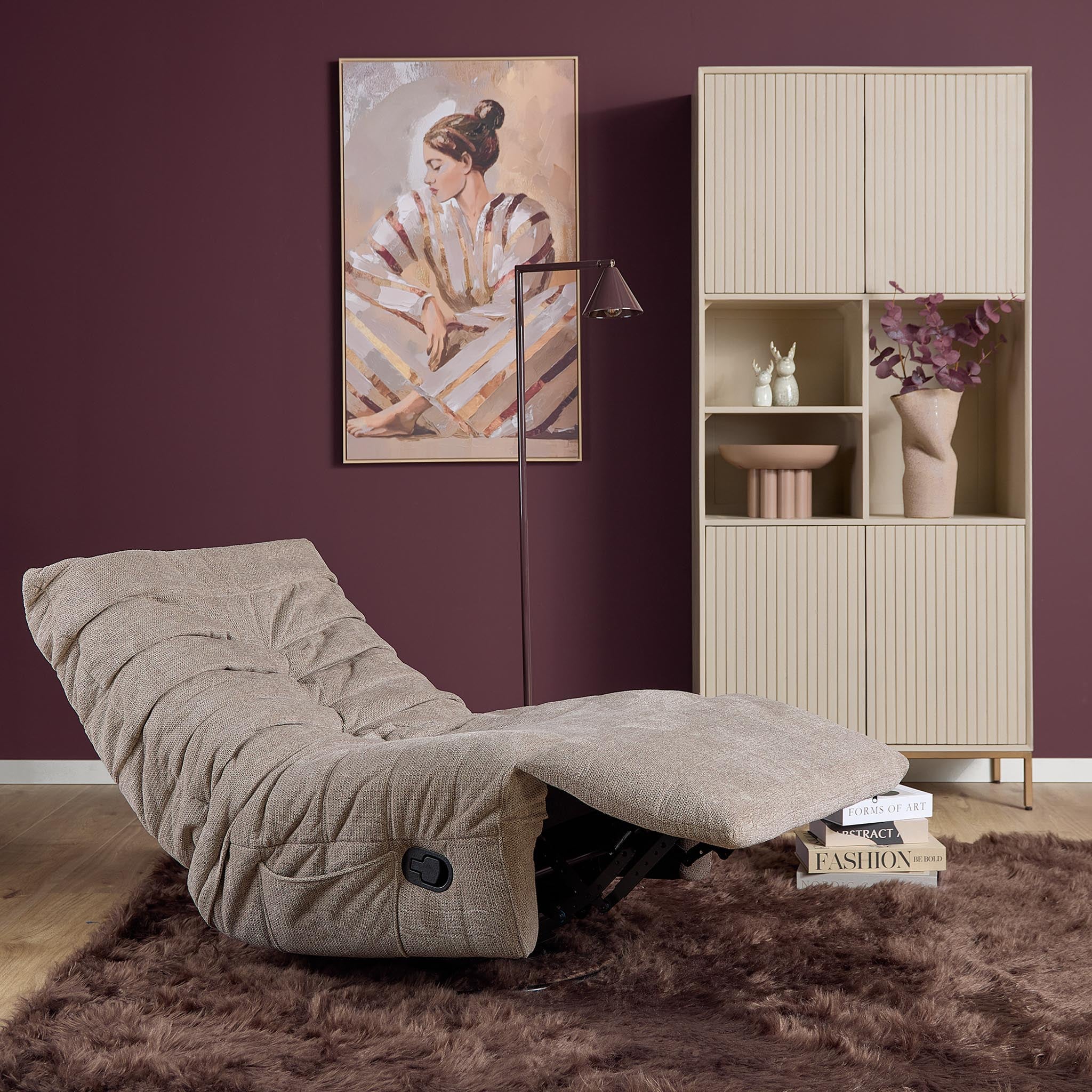 Relaxfauteuil Zen Taupe