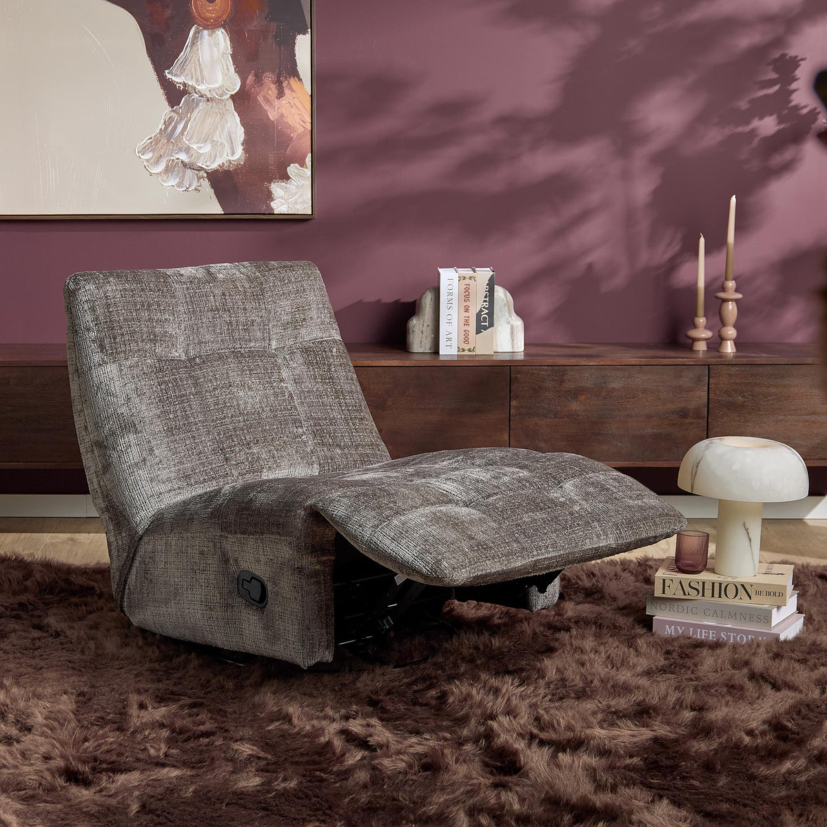 Relaxfauteuil Chill Grijs - sfeerfoto 1
