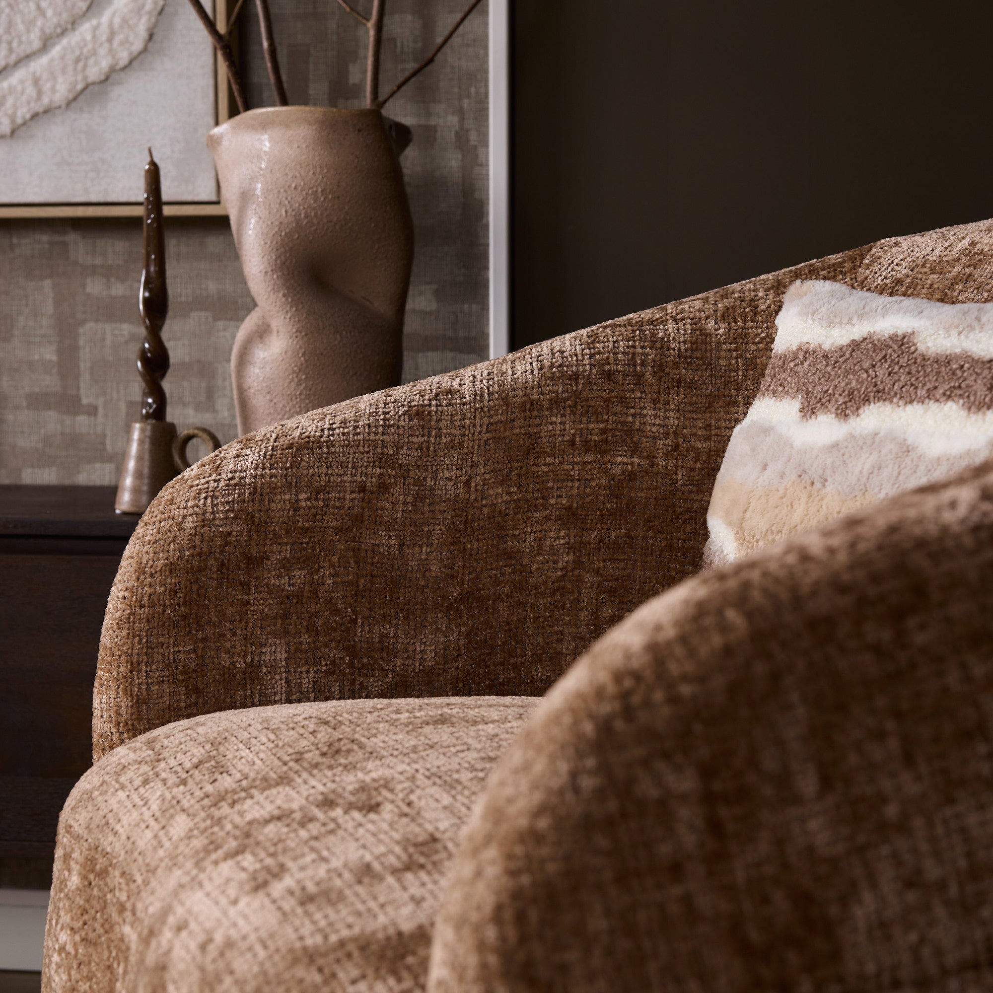 Draaibare Fauteuil Yara Cinnamon