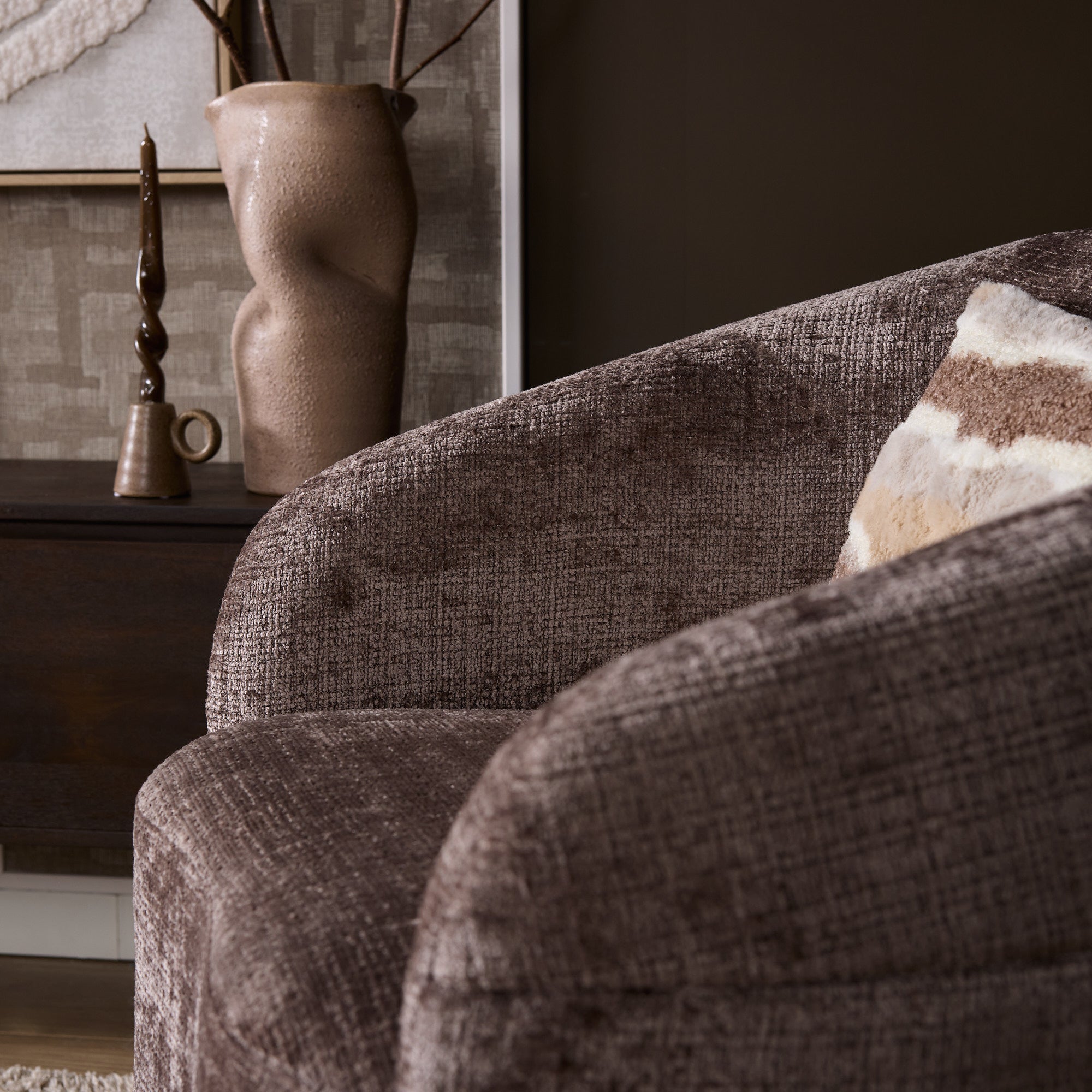 Draaibare Fauteuil Yara Clay