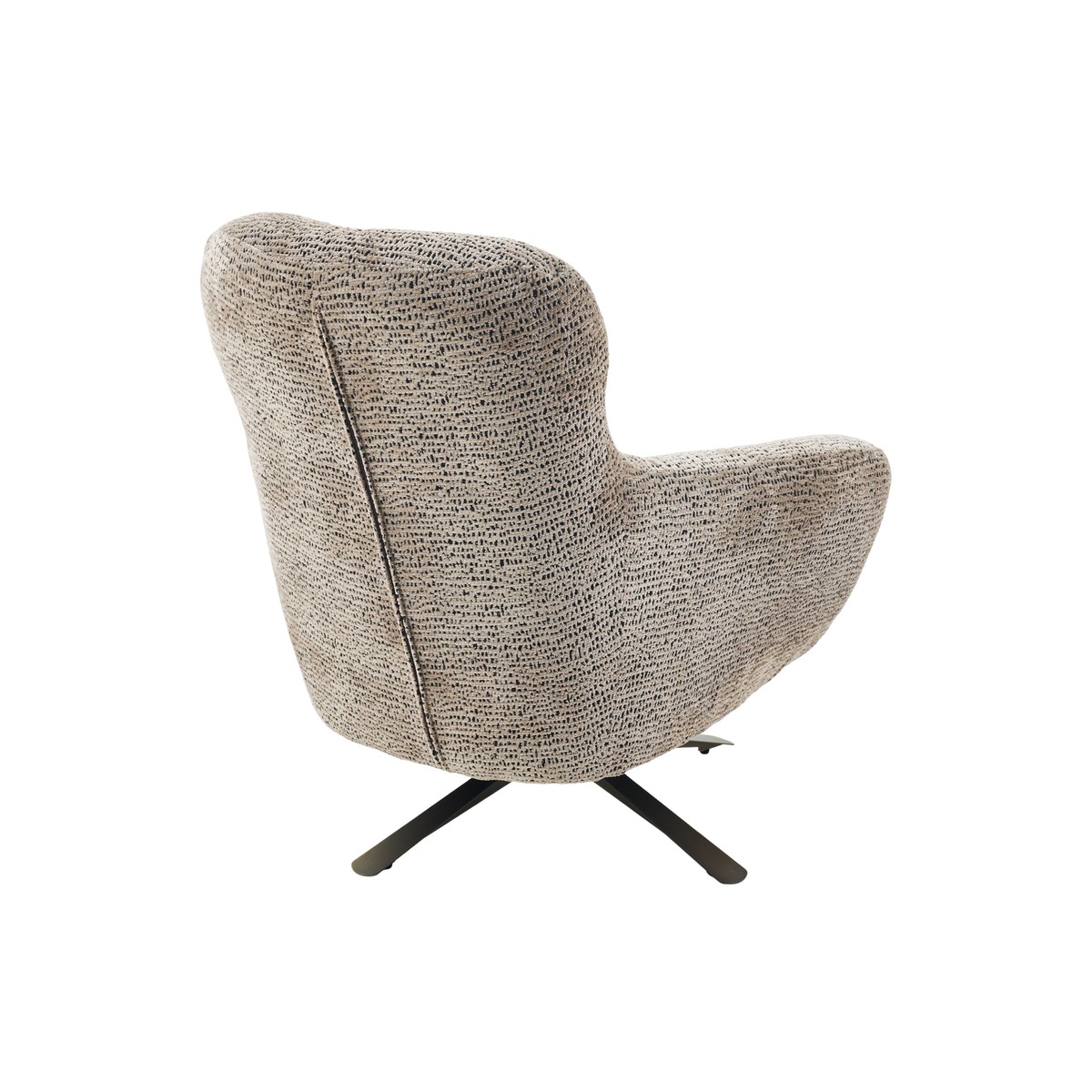 Draaibare Fauteuil Nena Bruin - detailfoto 3