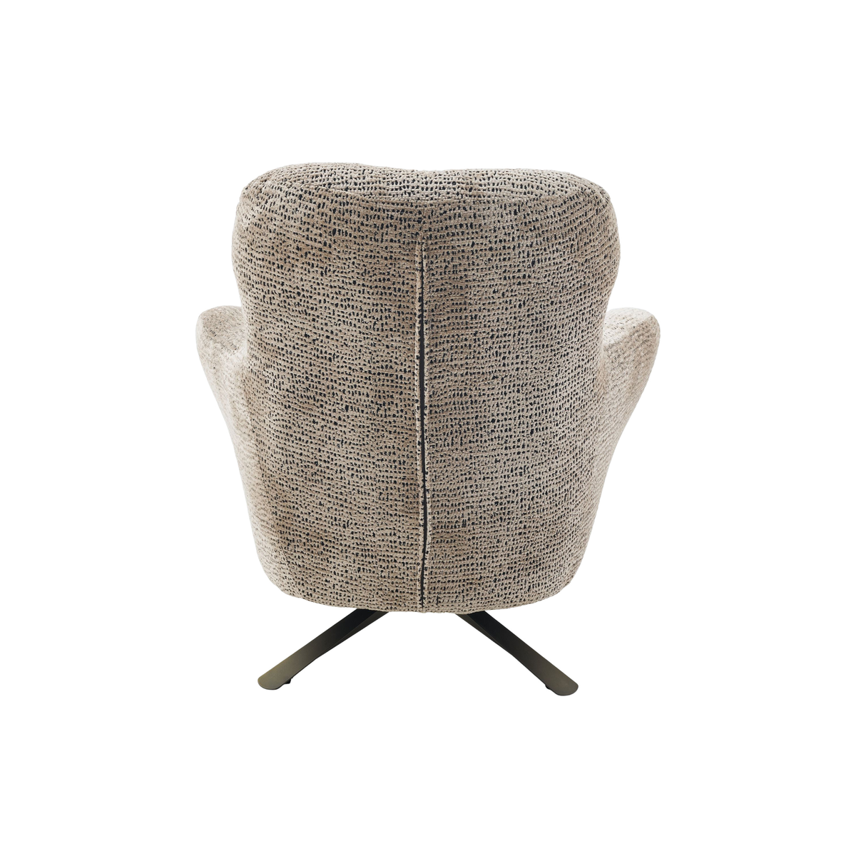 Draaibare Fauteuil Nena Bruin - detailfoto 4