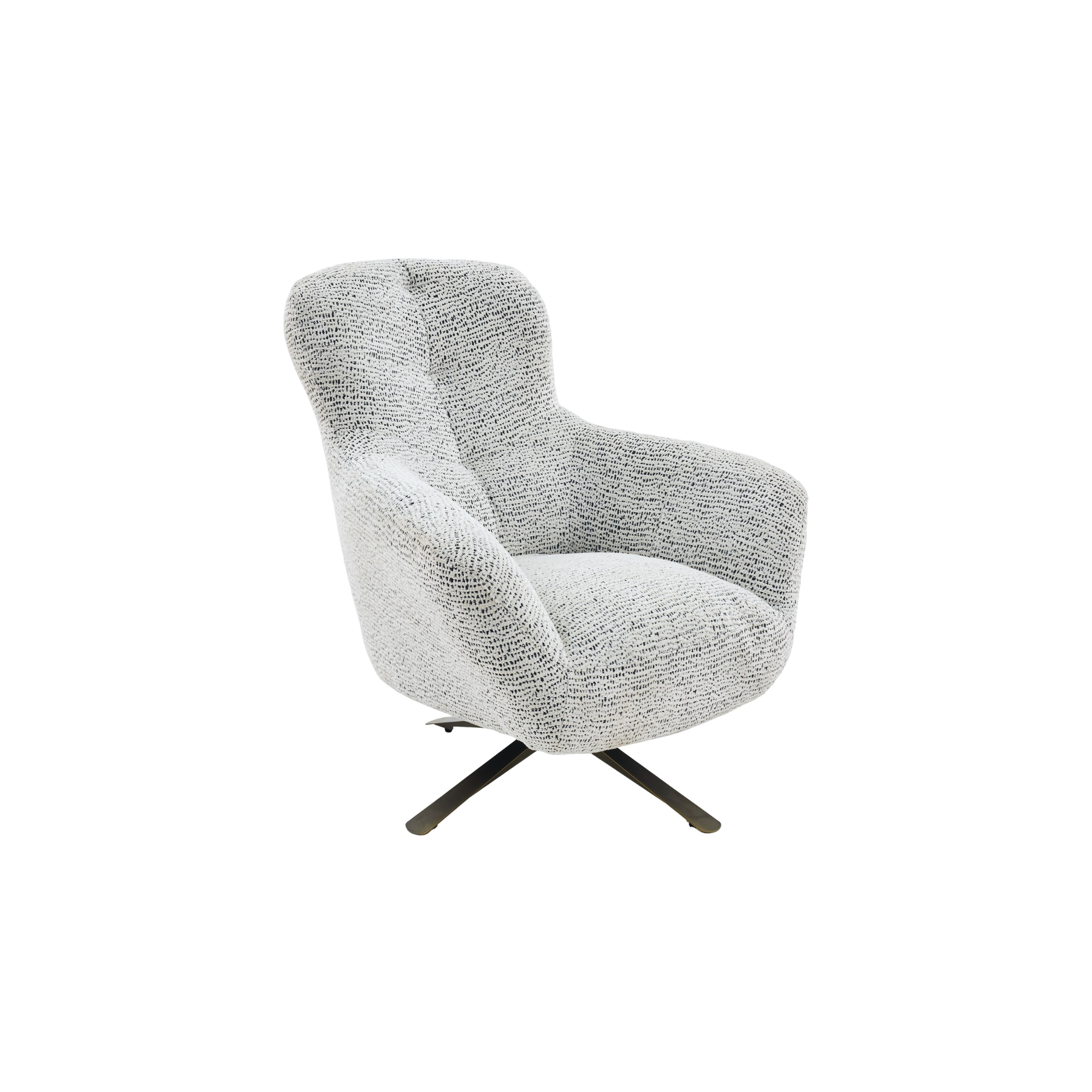 Draaibare Fauteuil Nena Beige - detailfoto 1