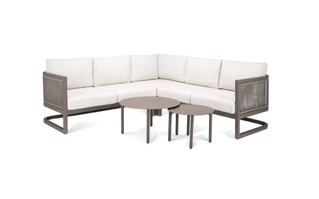 Loungeset Saint Tropez Corner Color Creme Quick Dry / Olefin Aluminum Frame Powder Coated