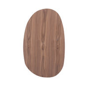 Salontafel Sakura 001 Organisch 124x75x34 Walnoot Poot Bronze