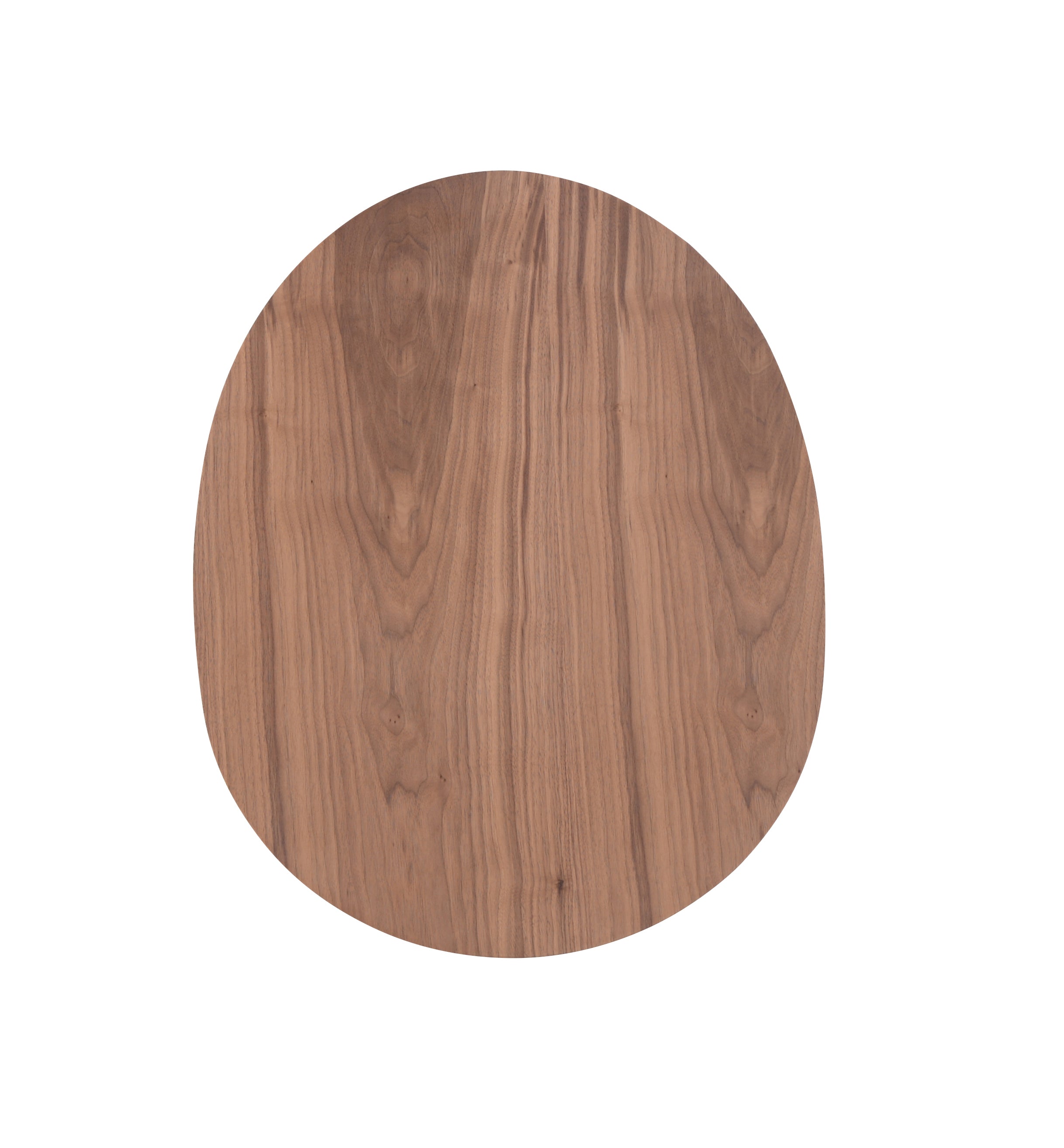 Salontafel Sakura 002 Organisch 70x56x38 Walnoot Poot Creme