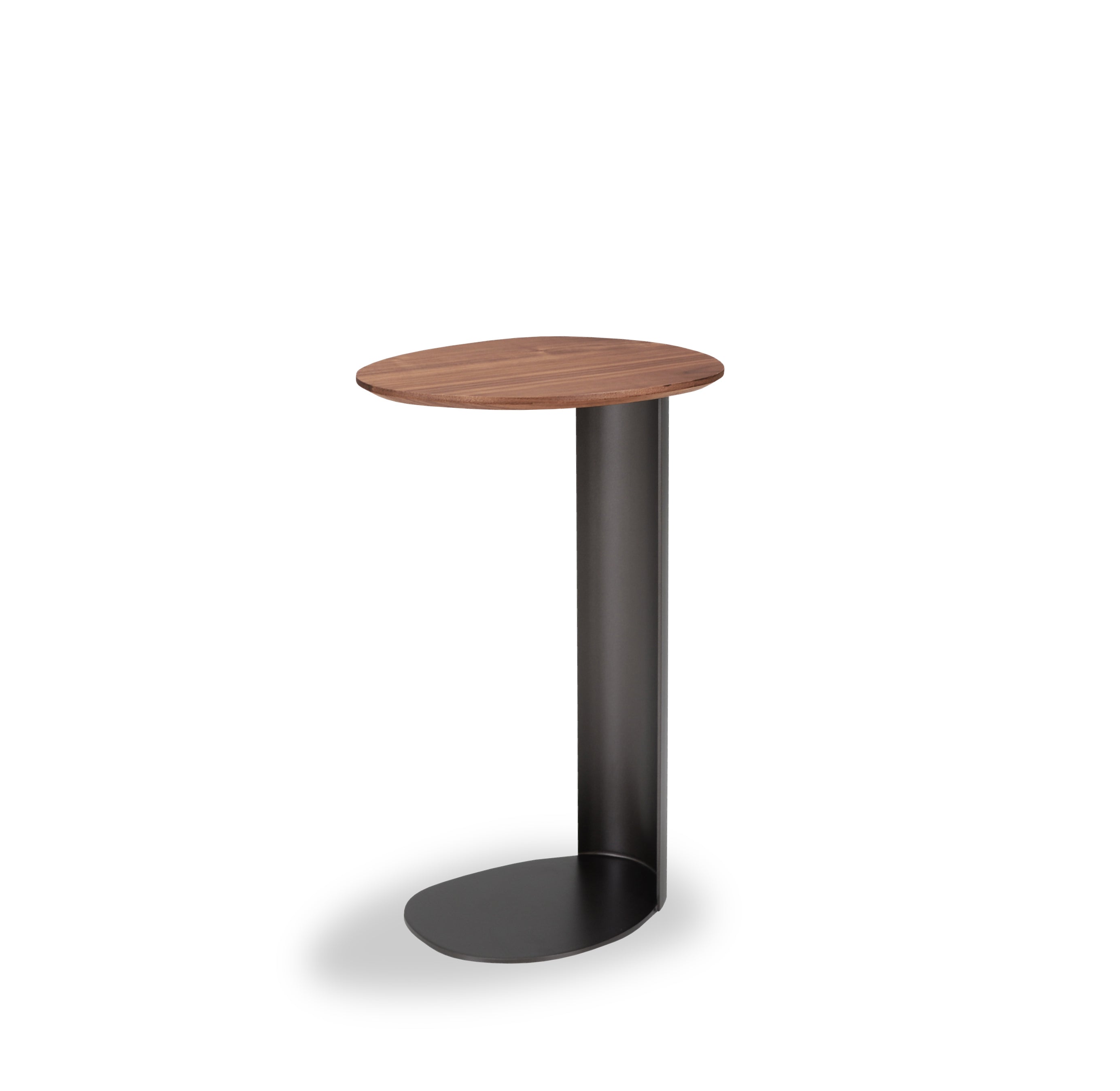 Bijzettafel Sakura 007 Organisch 40x32x65 Walnoot Poot Creme