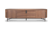 TV-meubel Sakura 009 Soft-Close 220x50x60 Walnoot Poot Bronze