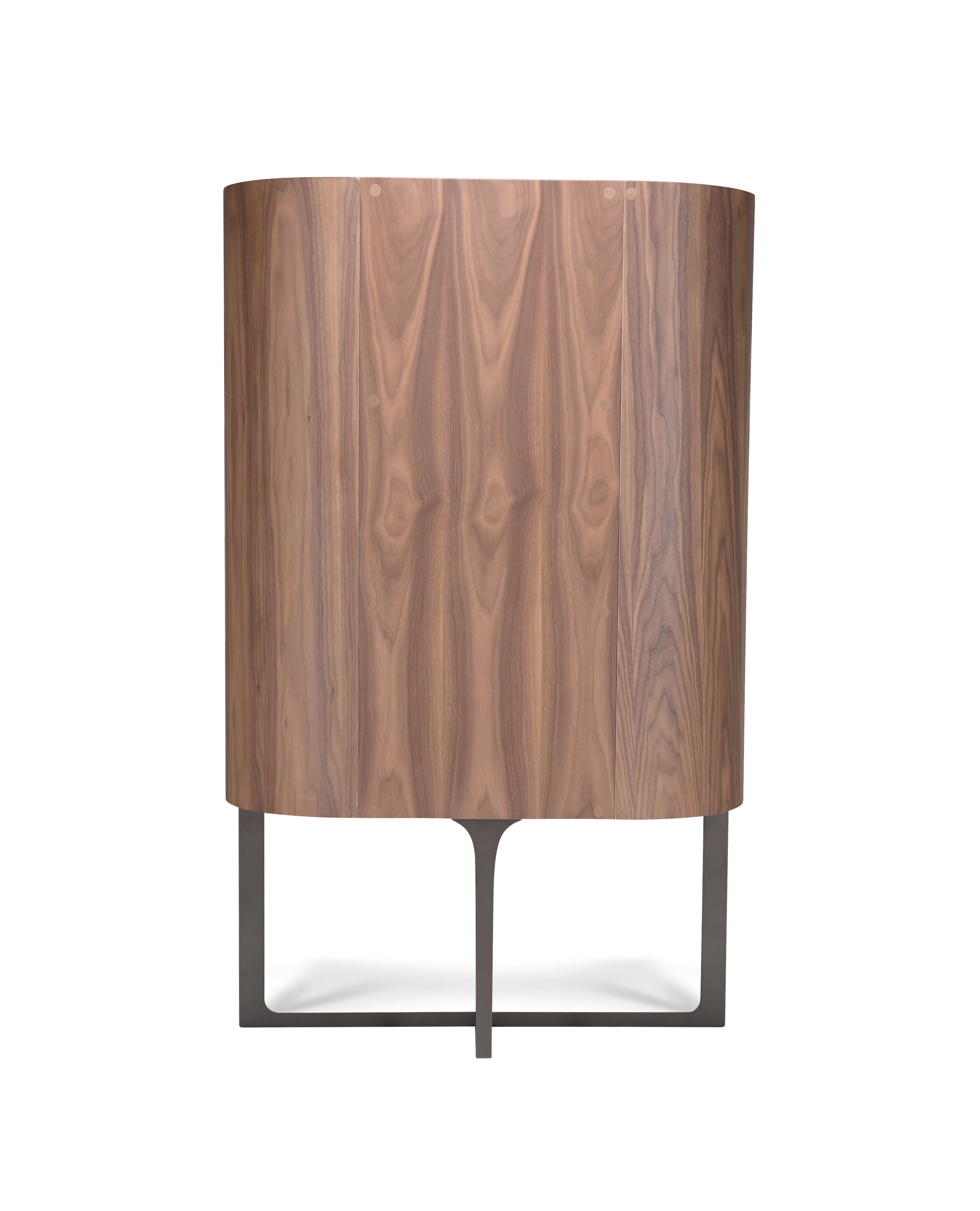 Wandkast Sakura 010 - 100x50x160 Walnoot Poot Creme
