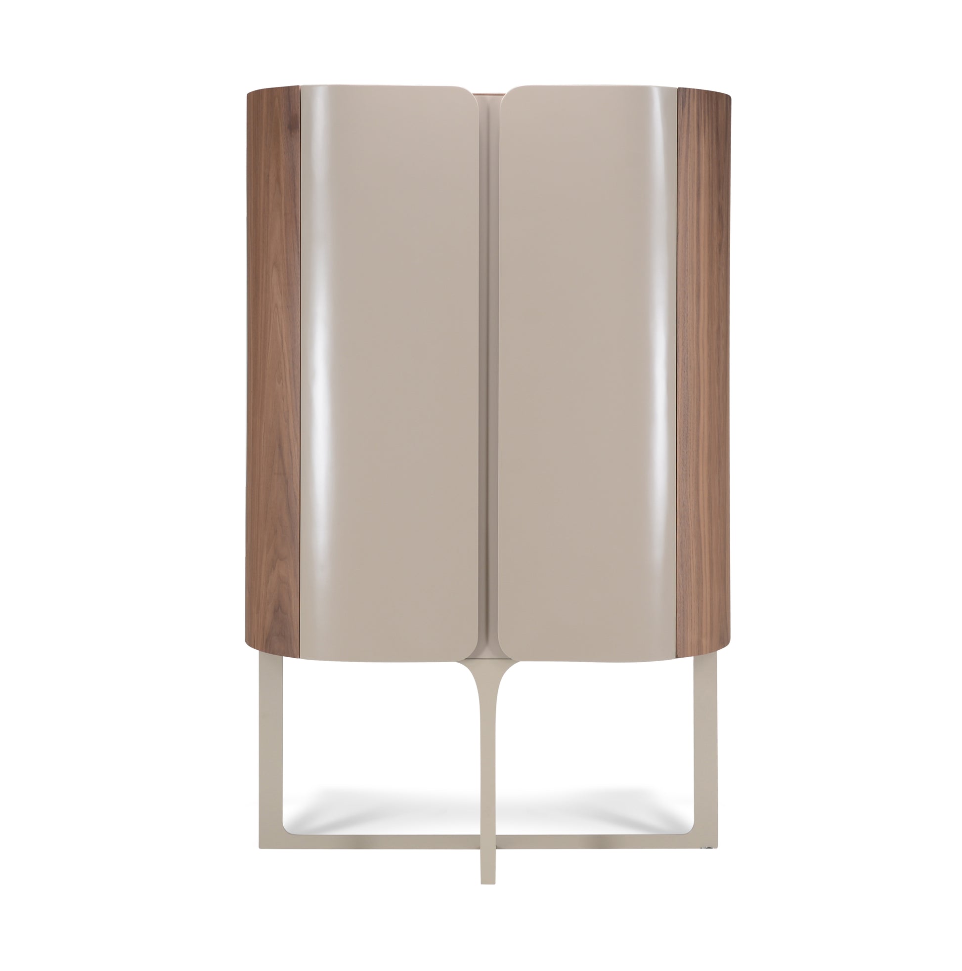 Wandkast Sakura 010 - 100x50x160 Walnoot Poot Bronze
