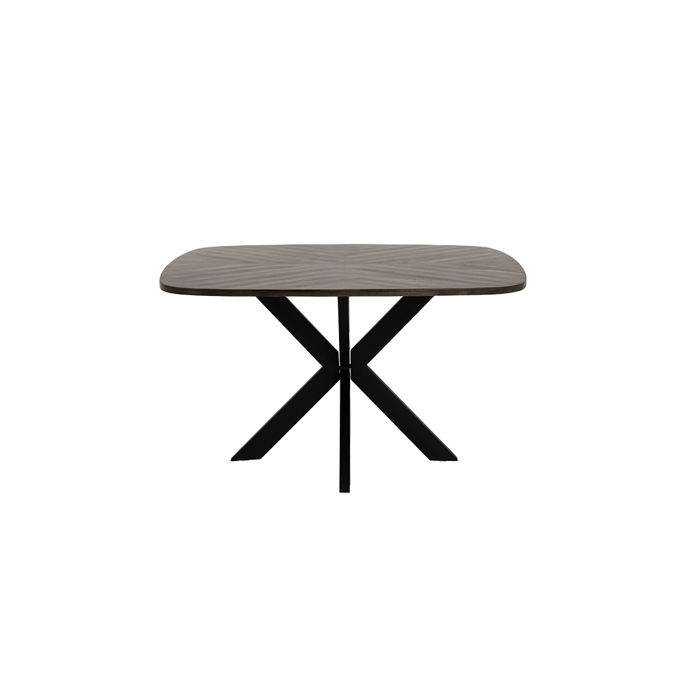 Eetkamertafel – Silvi – Bruin – 130 x 130 x 78 cm – Tower Living
