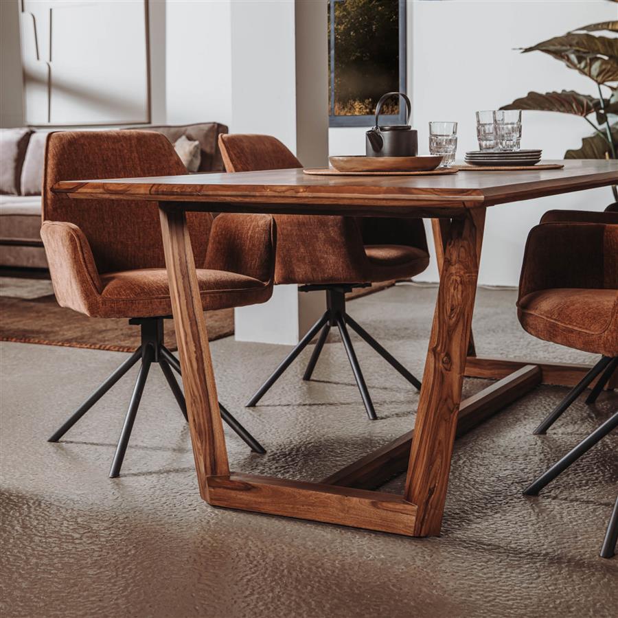Eetkamertafel – Dimaro – Bruin – Tower Living