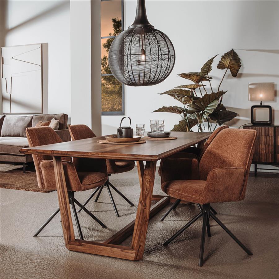 Eetkamertafel – Dimaro – Bruin – Tower Living