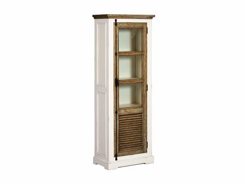 Vitrinekast – Amanda – Wit – 69 x 190 cm – Tower Living