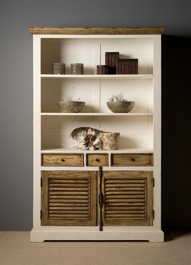 Boekenkast – Amanda – Wit – 120 x 190 cm – Tower Living