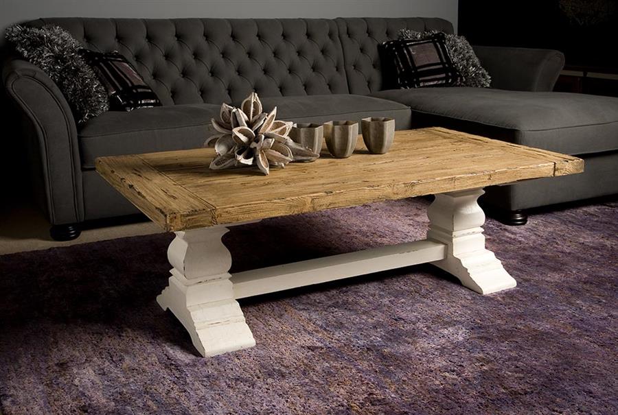 Salontafel – Amanda – Wit – 135 x 75 x 45 cm – Tower Living