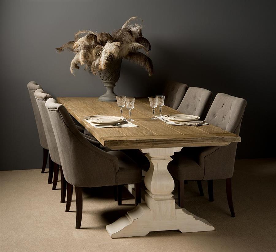 Eetkamertafel – Amanda – Wit – 200 x 100 x 78 cm – Tower Living