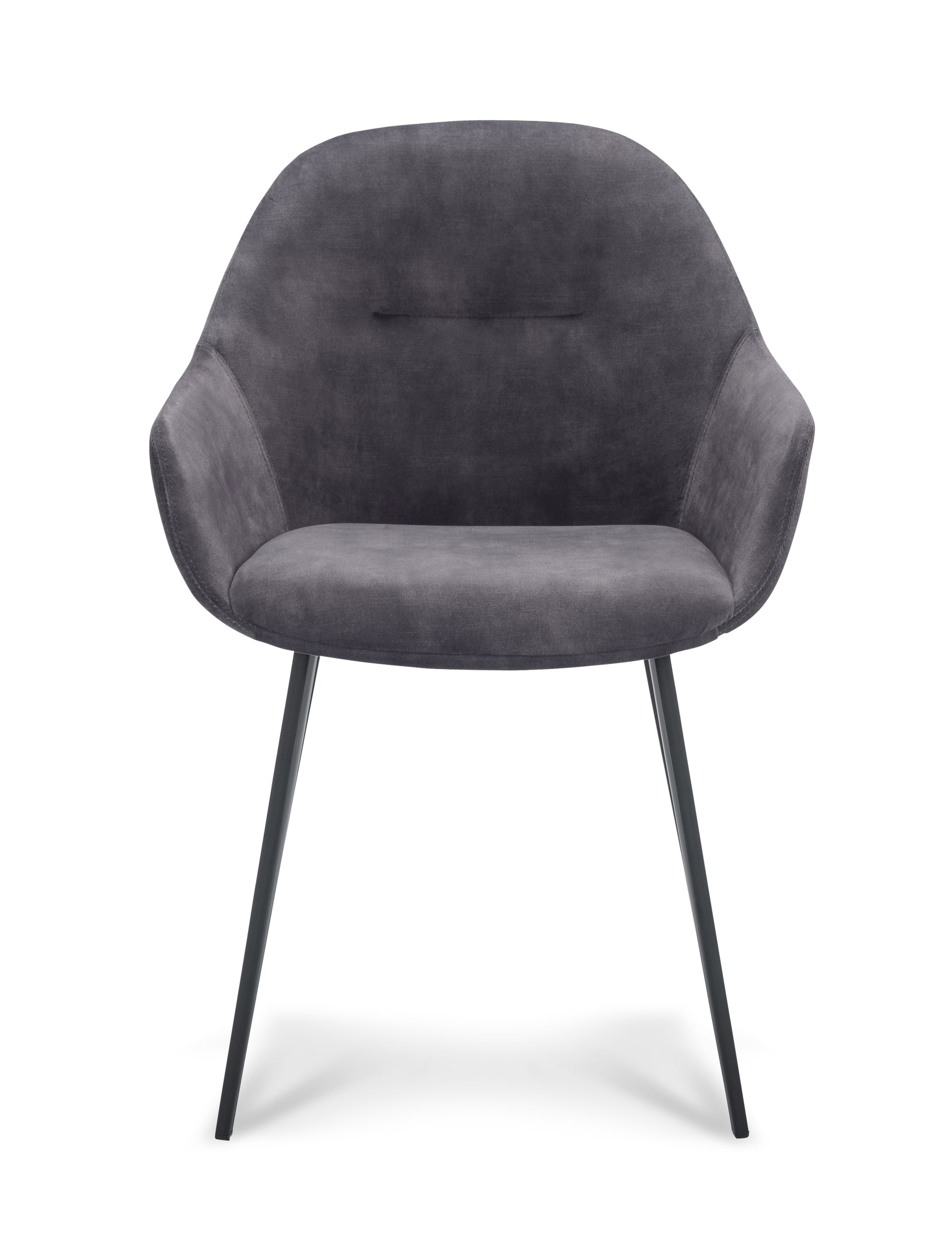 Armstoel Taylor Stof Adore Anthracite Leg Black