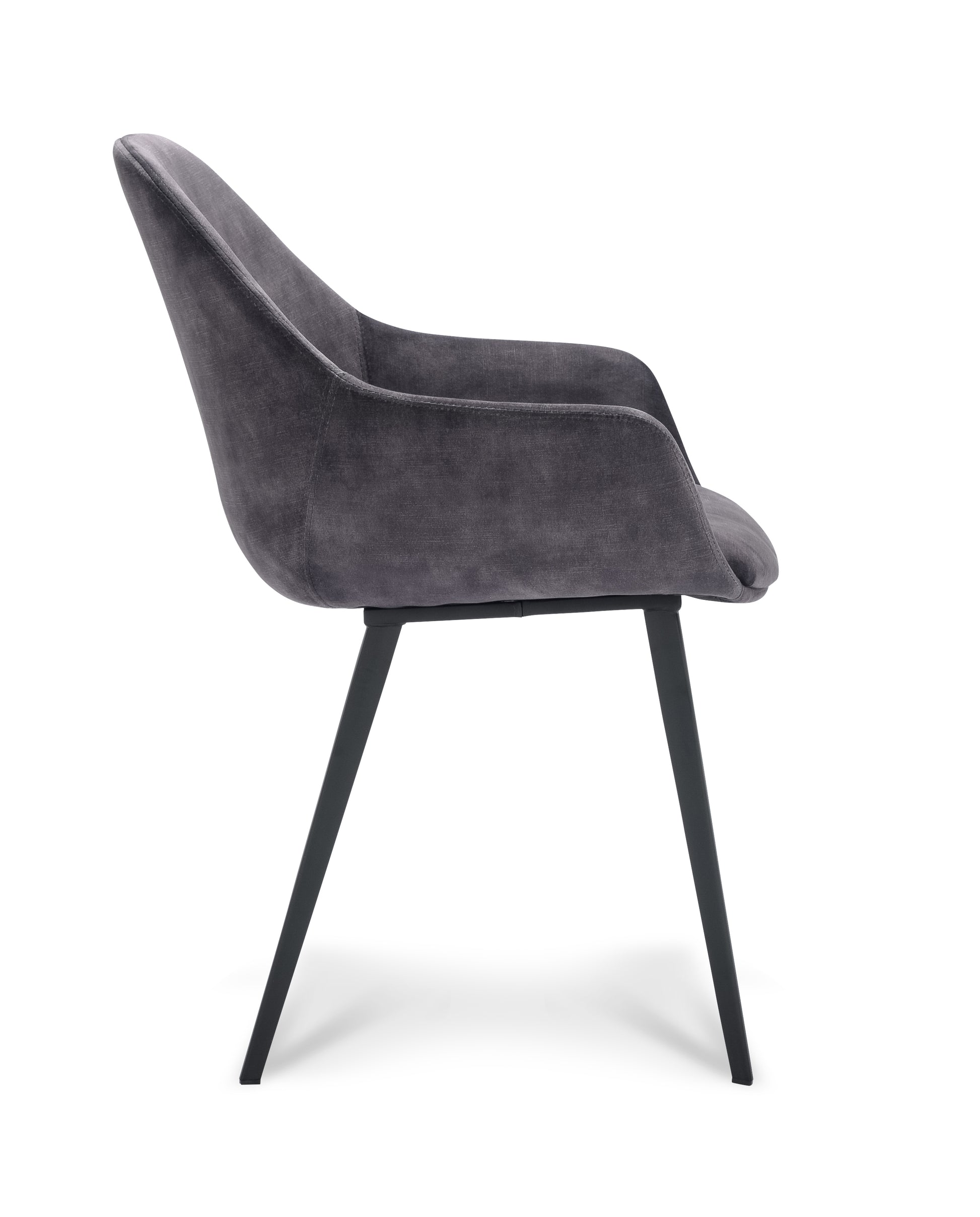 Armstoel Taylor Stof Adore Petrol Leg Black