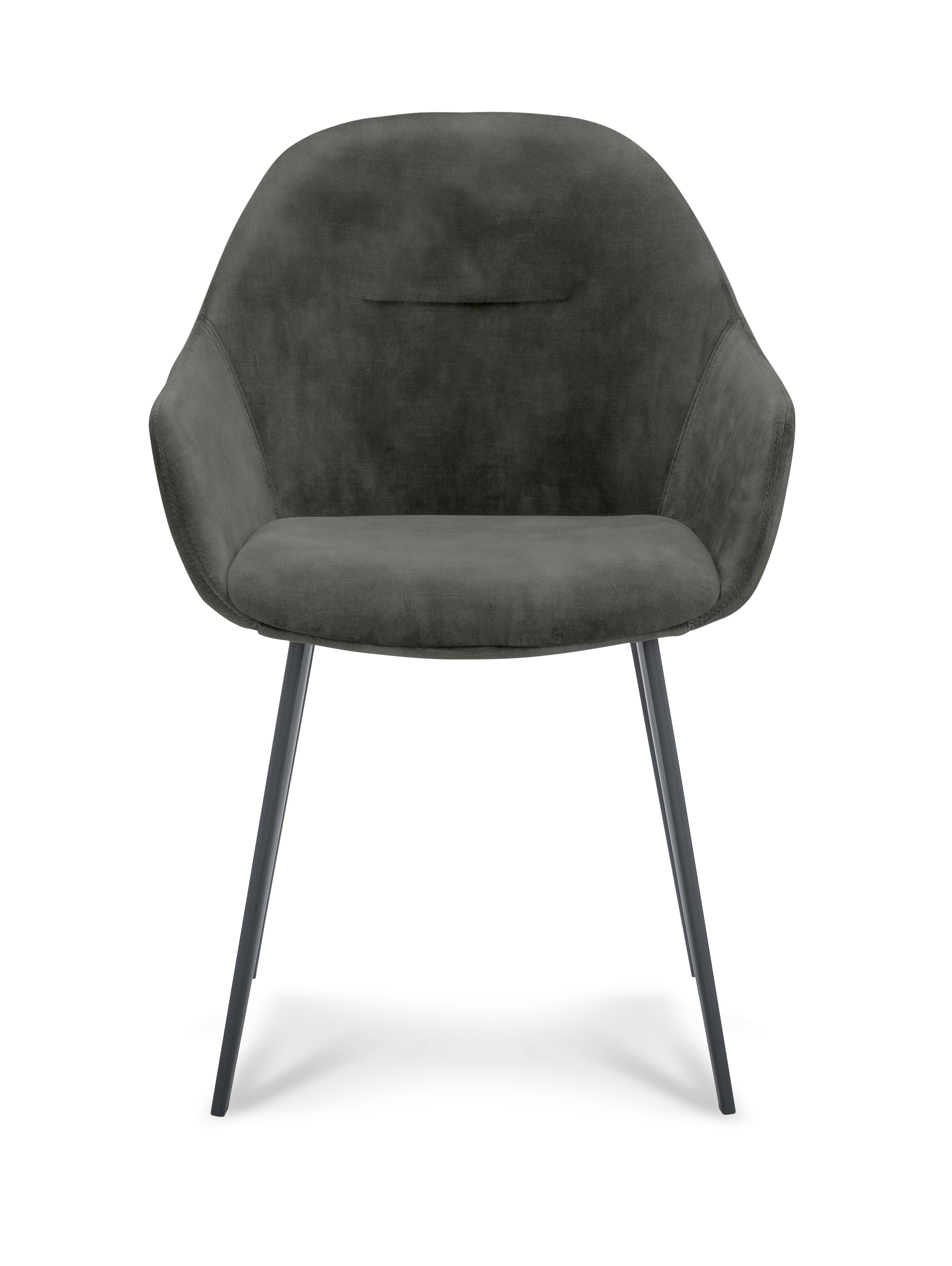 Armstoel Taylor Stof Adore Anthracite Leg Black
