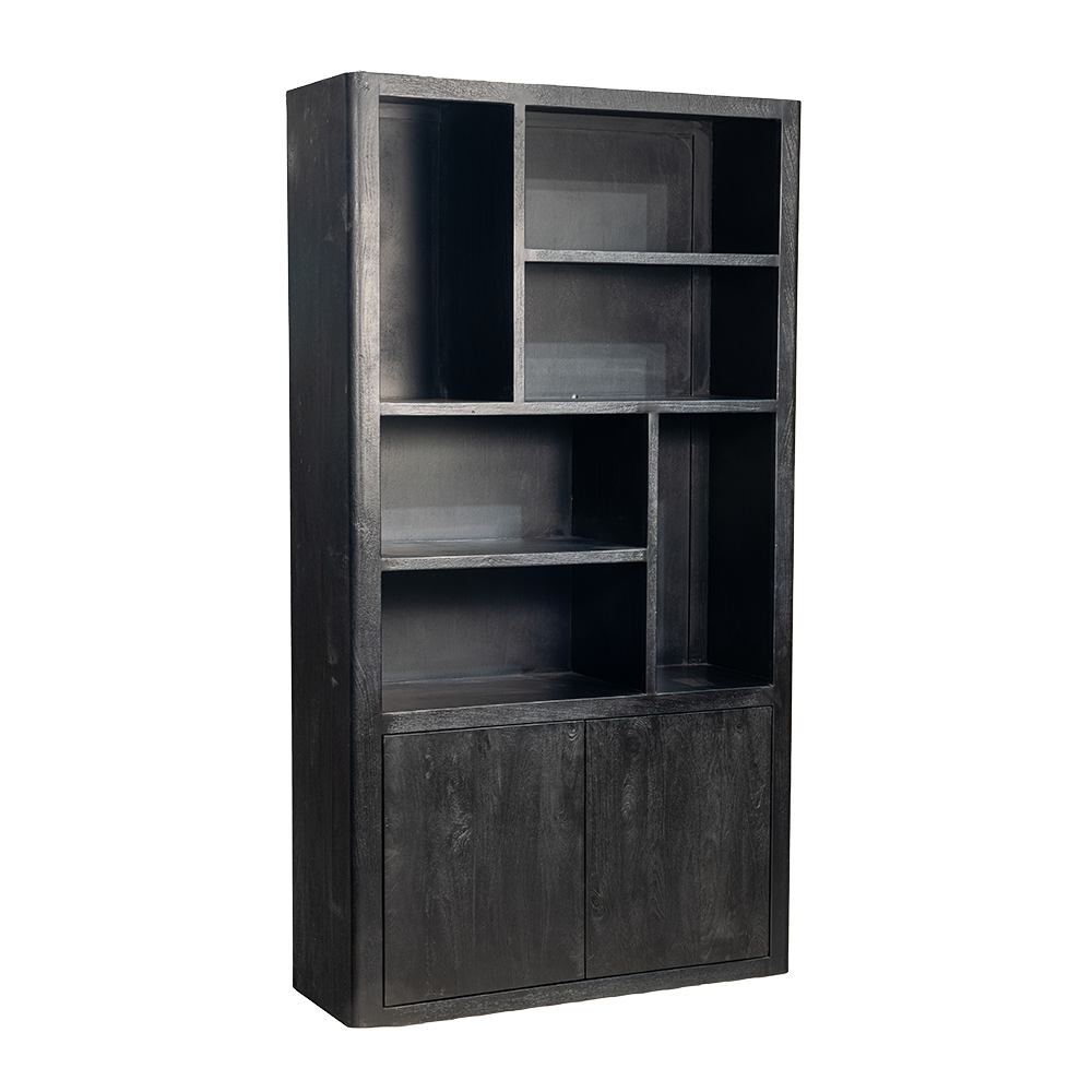 Opbergkast – Tenna – Zwart – 120 x 220 cm – Tower Living